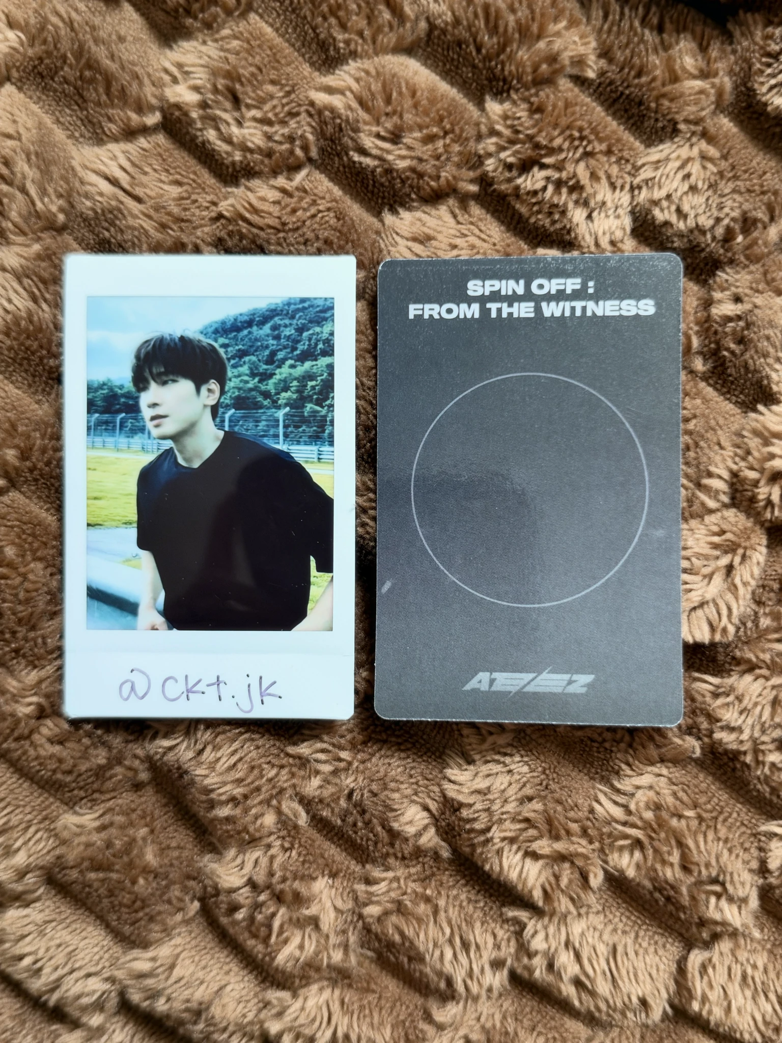 ATEEZ Jongho ATEEZ - Jongho - SPIN OFF : FROM THE WITNESS Album pob (pre-order benefit) hello82 exclusive listing photo 2