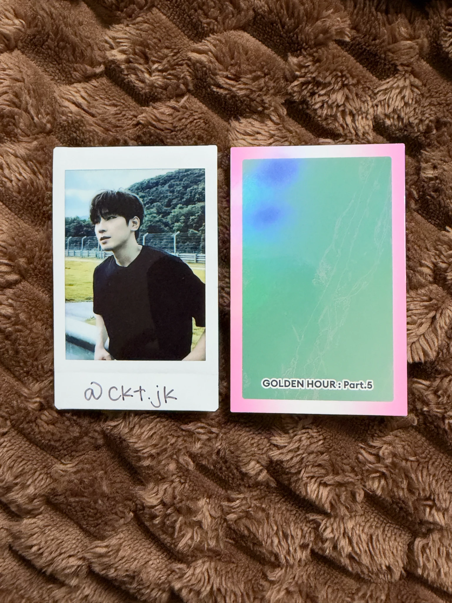 ATEEZ Yeosang ATEEZ - Yeosang - GOLDEN HOUR : Part.5 Album Z version album photocard listing photo 2