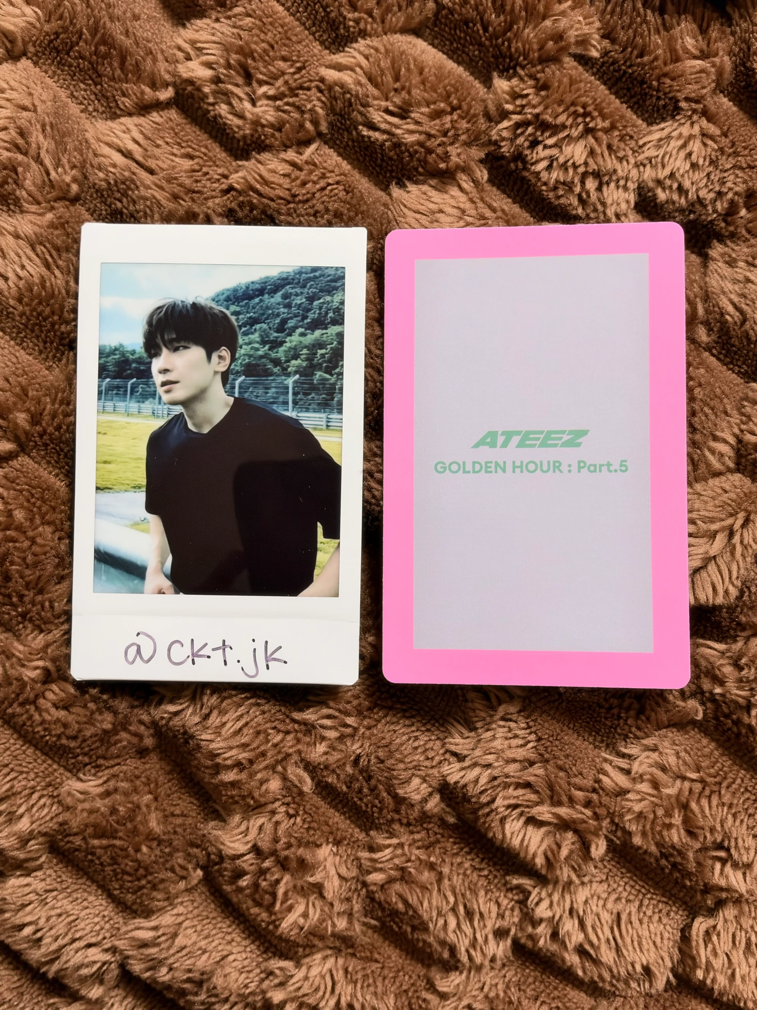 ATEEZ Mingi ATEEZ - Mingi - GOLDEN HOUR : Part.5 Album album photocard A version version 2 listing photo 2