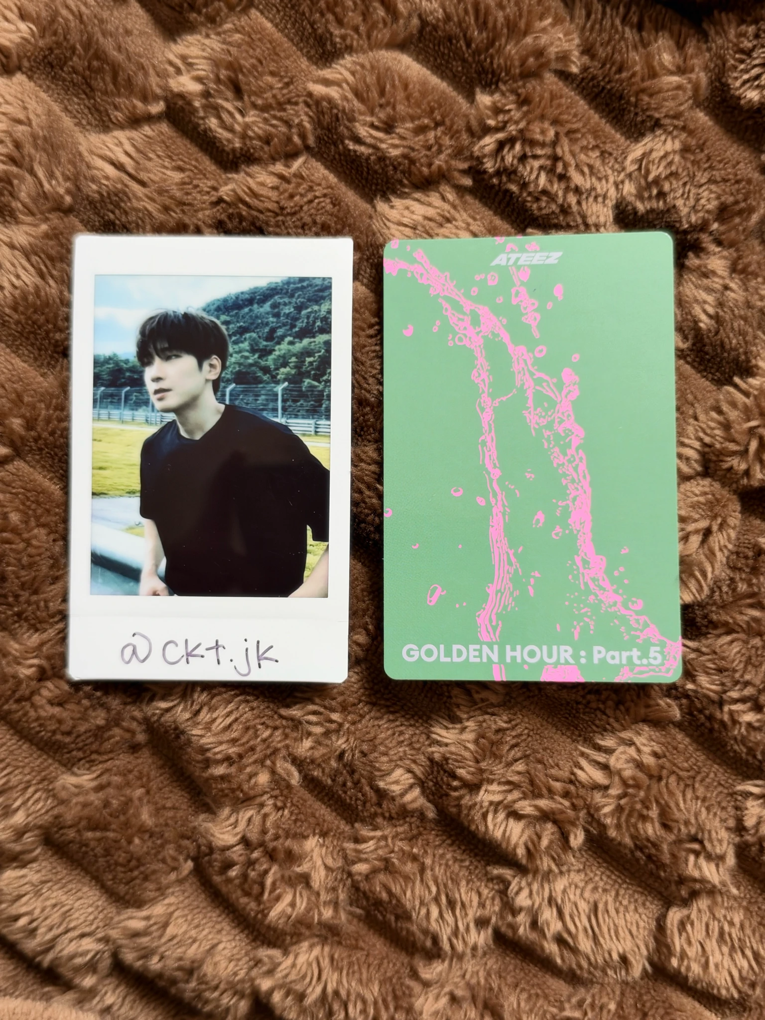 ATEEZ Jongho ATEEZ - Jongho - GOLDEN HOUR : Part.5 Album album photocard Z version listing photo 2