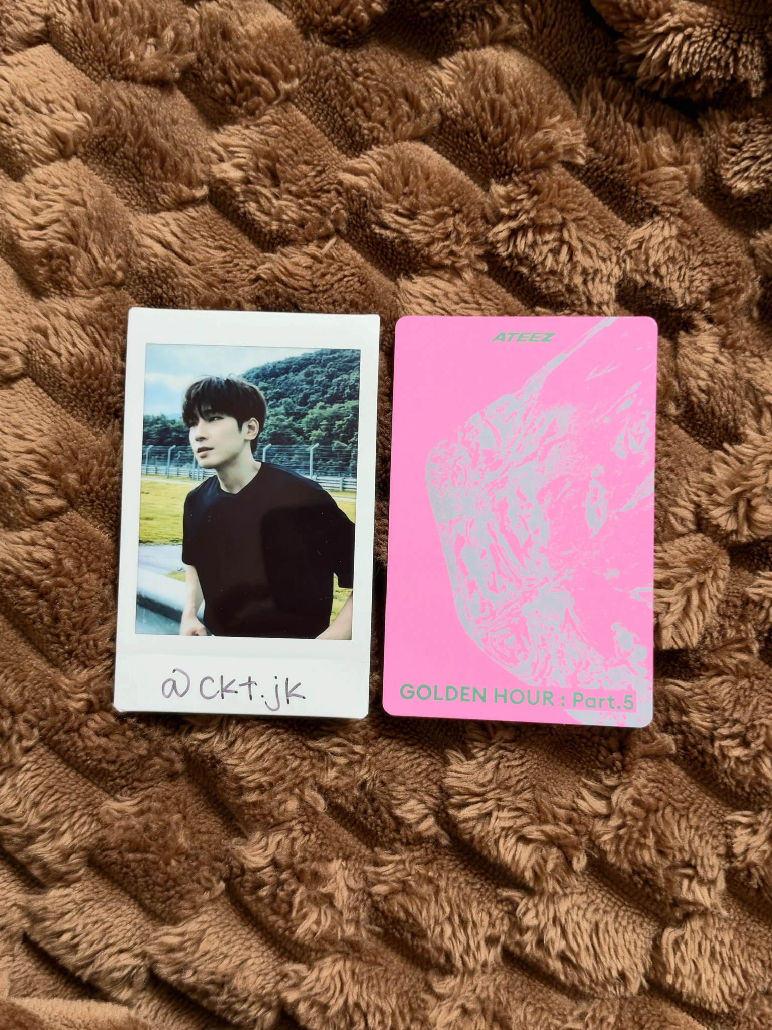 ATEEZ Hongjoong ATEEZ - Hongjoong - GOLDEN HOUR : Part.5 Album A version version 1 album photocard listing photo 2