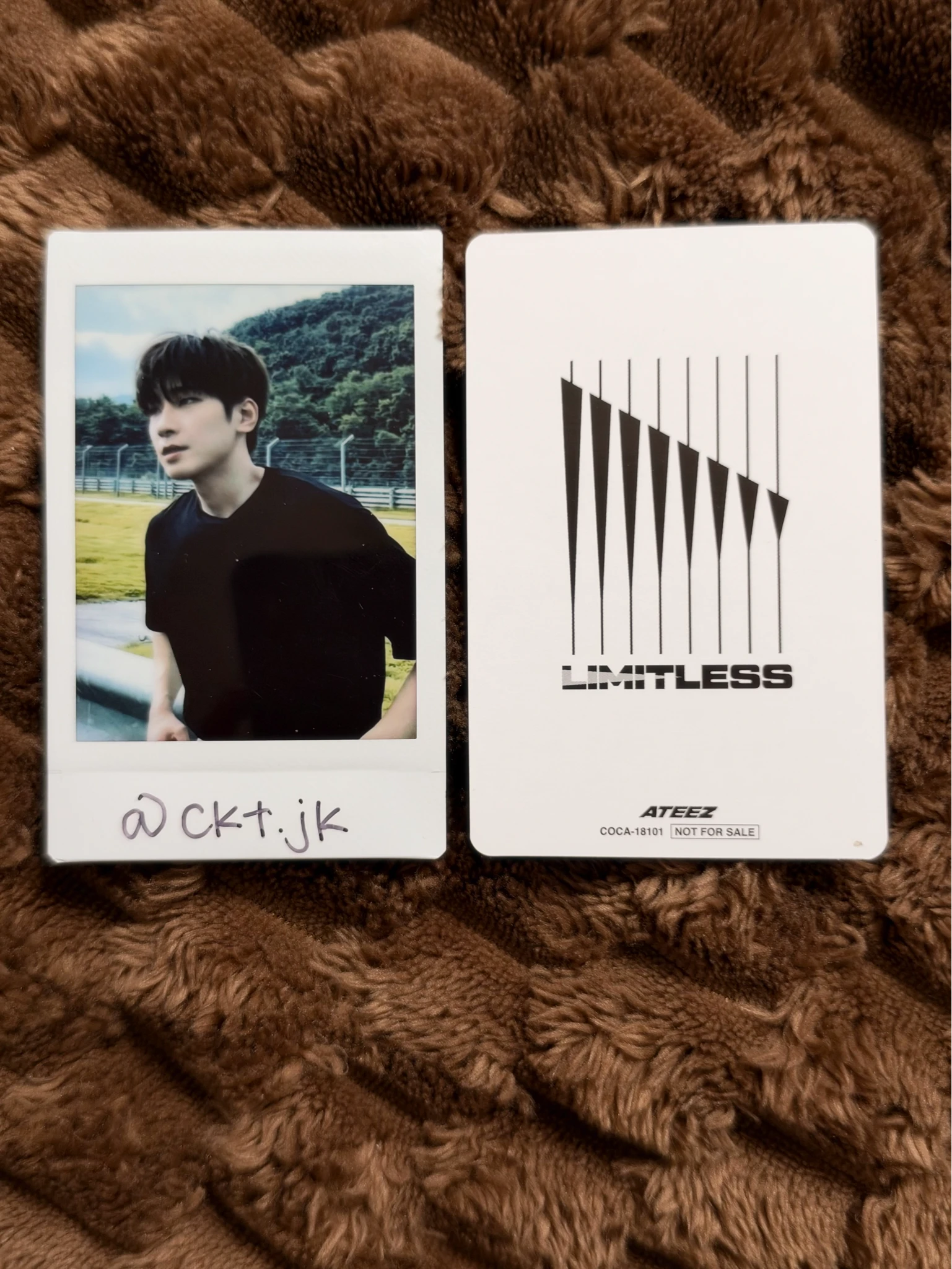 ATEEZ Seonghwa ATEEZ - Seonghwa - Limitless Album atiny version album photocard A version listing photo 2