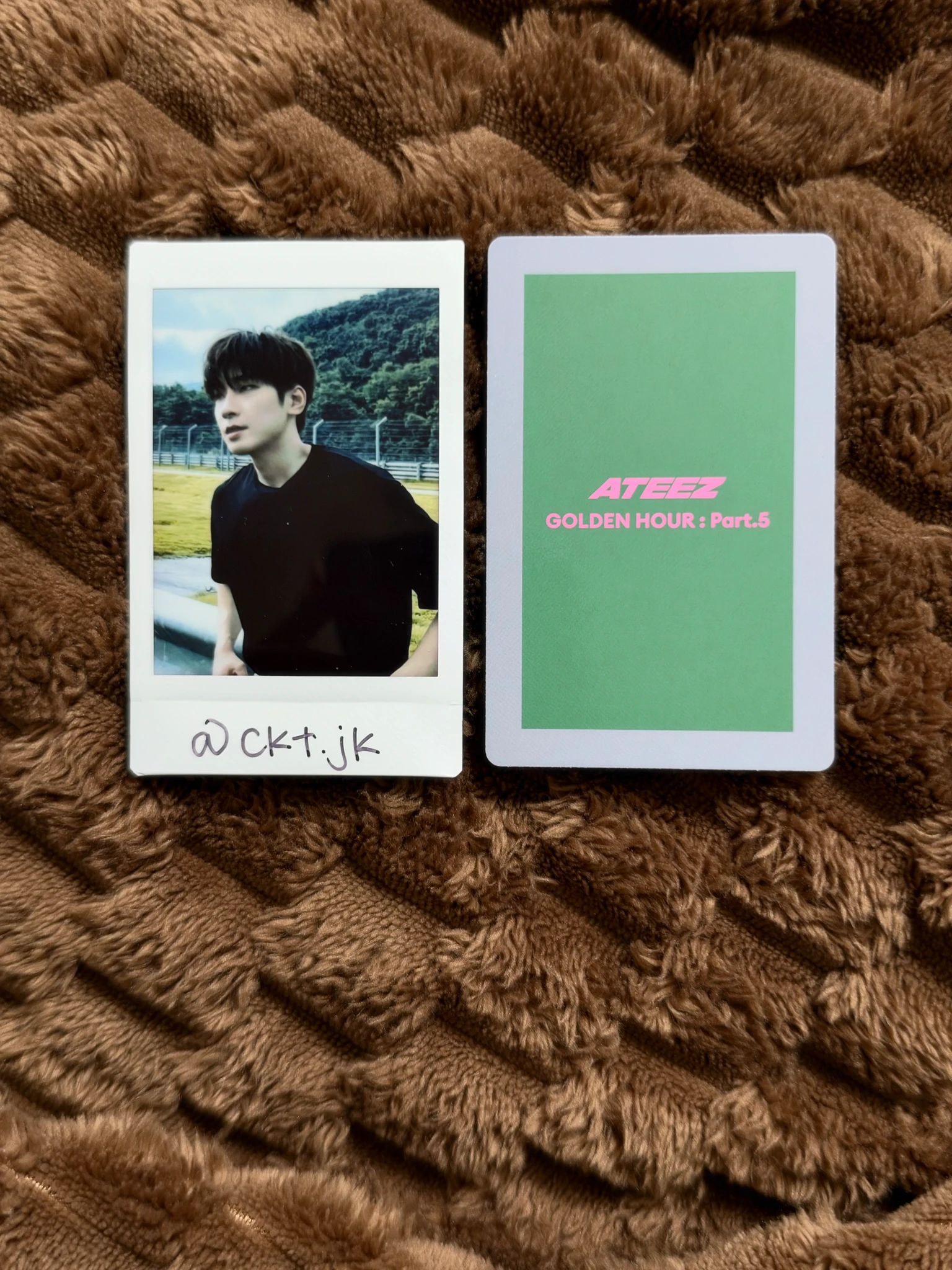 ATEEZ San ATEEZ - San - GOLDEN HOUR : Part.5 Album album photocard diary version version 2 listing photo 2