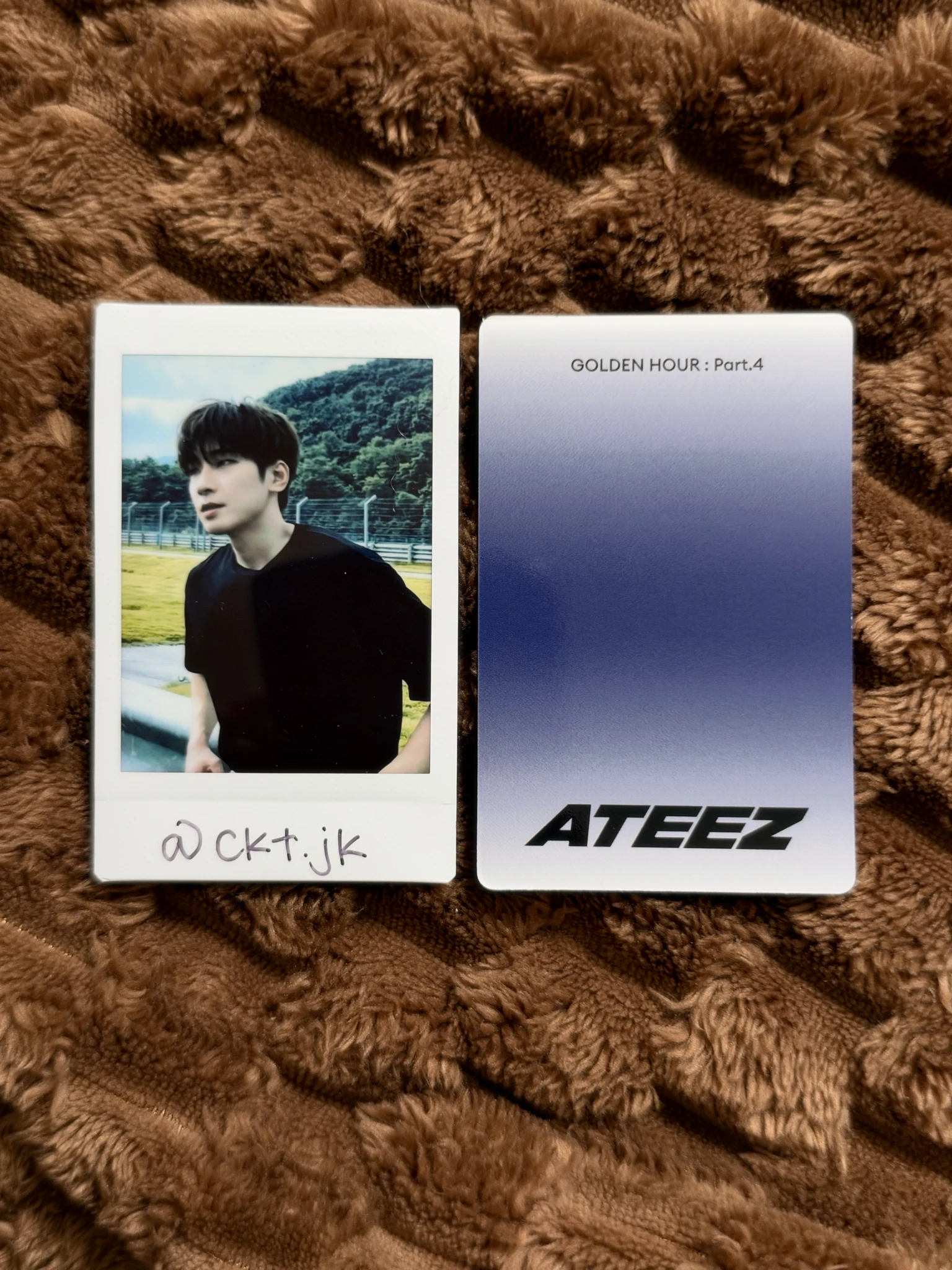 ATEEZ Yeosang ATEEZ - Yeosang - Golden Hour : Part.4 Album album photocard poca album listing photo 2