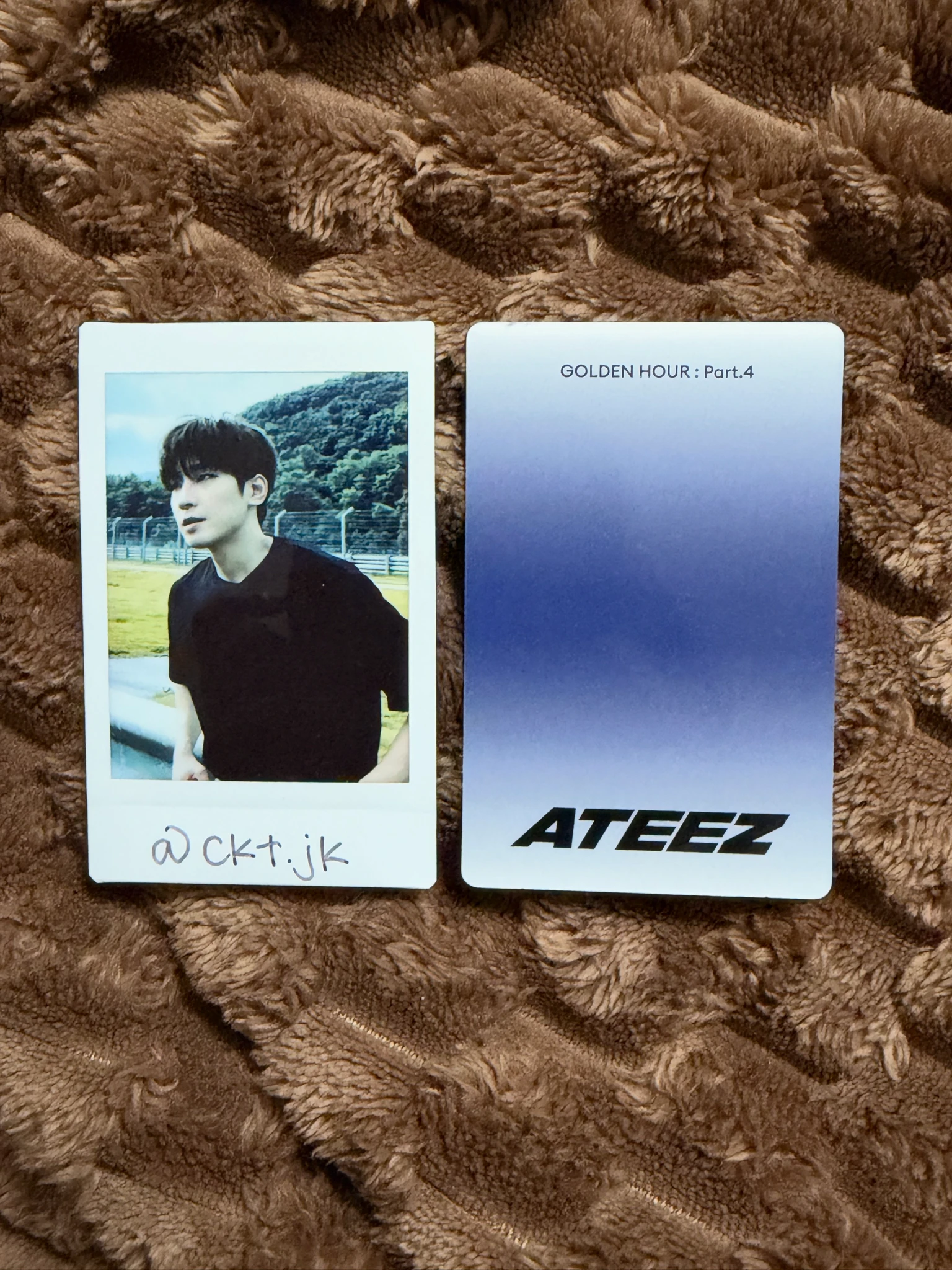 ATEEZ Wooyoung ATEEZ - Wooyoung - Golden Hour : Part.4 Album album photocard poca album listing photo 2