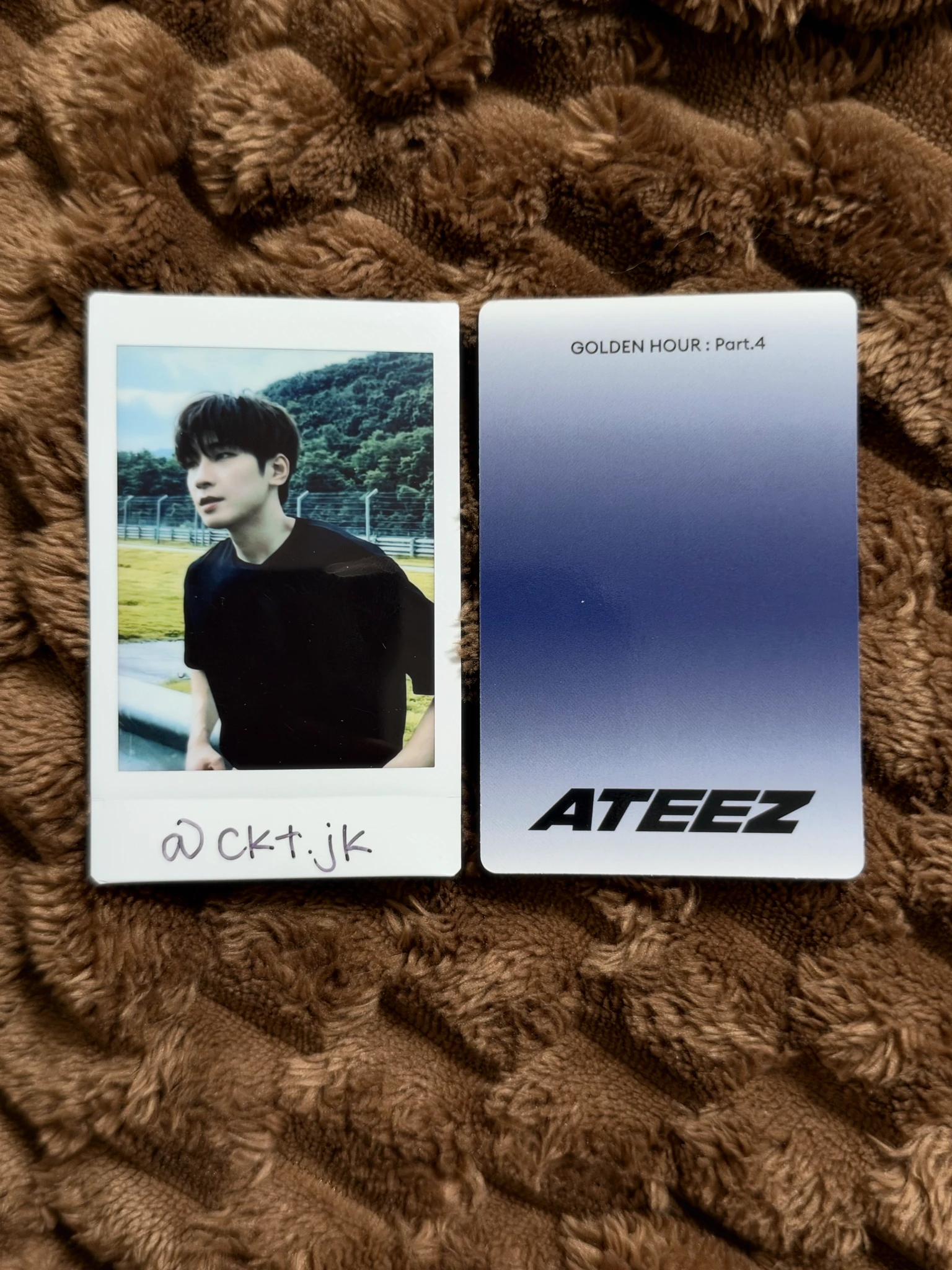 ATEEZ Yeosang ATEEZ - Yeosang - Golden Hour : Part.4 Album album photocard poca album listing photo 2