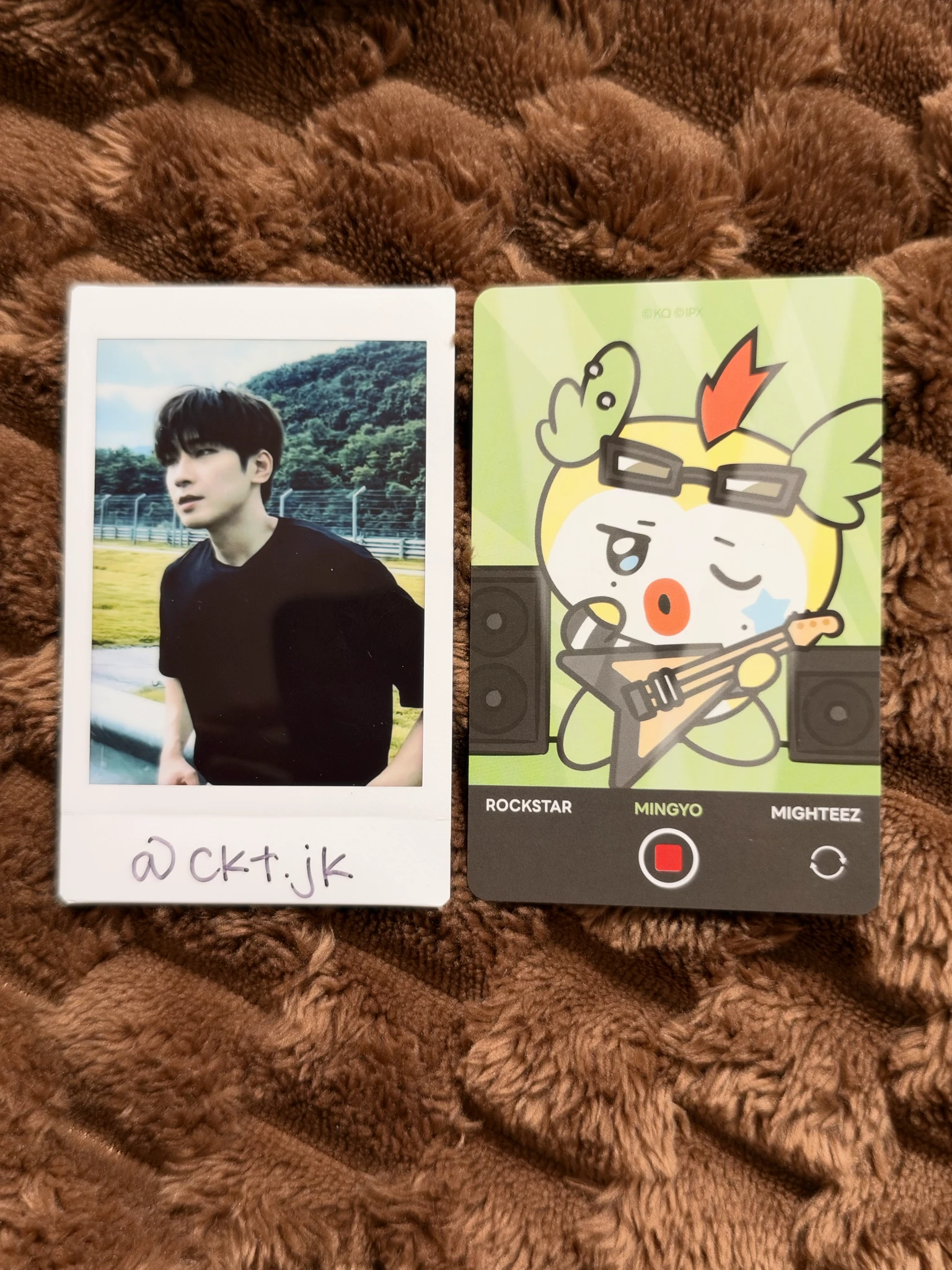 ATEEZ Mingi ATEEZ - Mingi - MIGHTEEZ Rock The Stage Other trading card pop-up version 2 listing photo 2