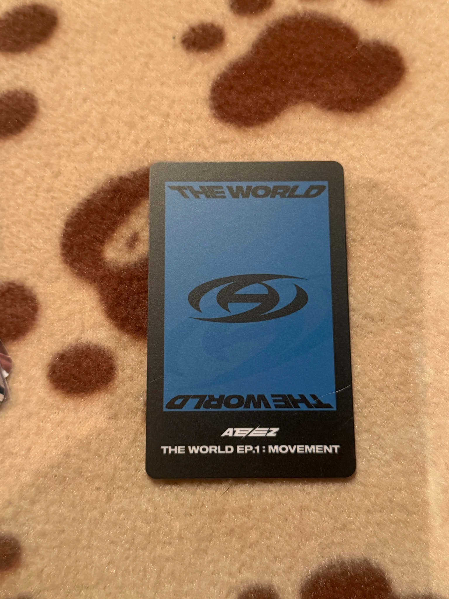 ATEEZ Wooyoung ATEEZ - Wooyoung - THE WORLD EP.1 : MOVEMENT Album purchase benefit soundwave lucky draw (LD) version 1 pvc card listing photo 2