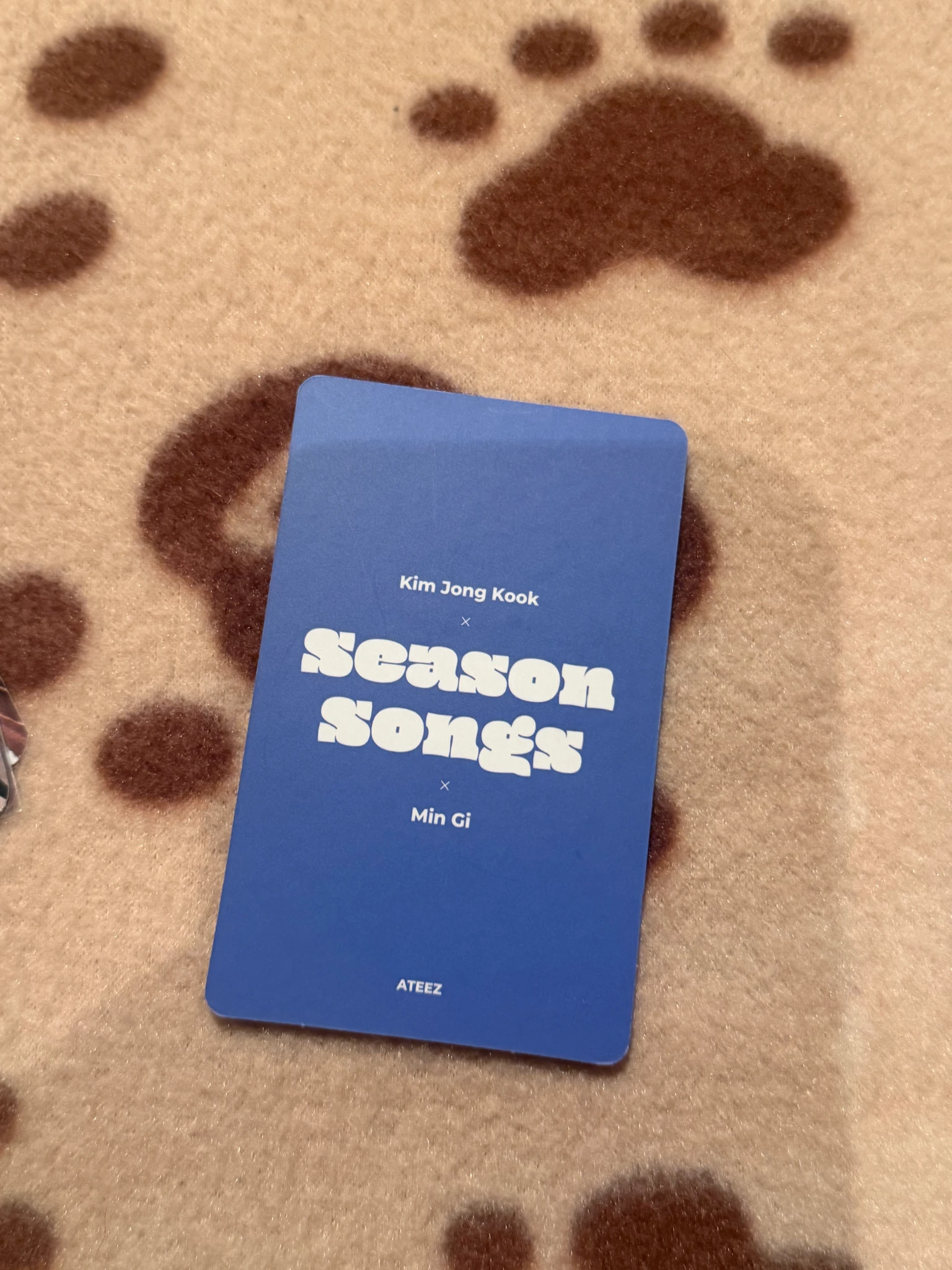 ATEEZ Mingi ATEEZ - Mingi - Season Songs Album album photocard unit listing photo 2