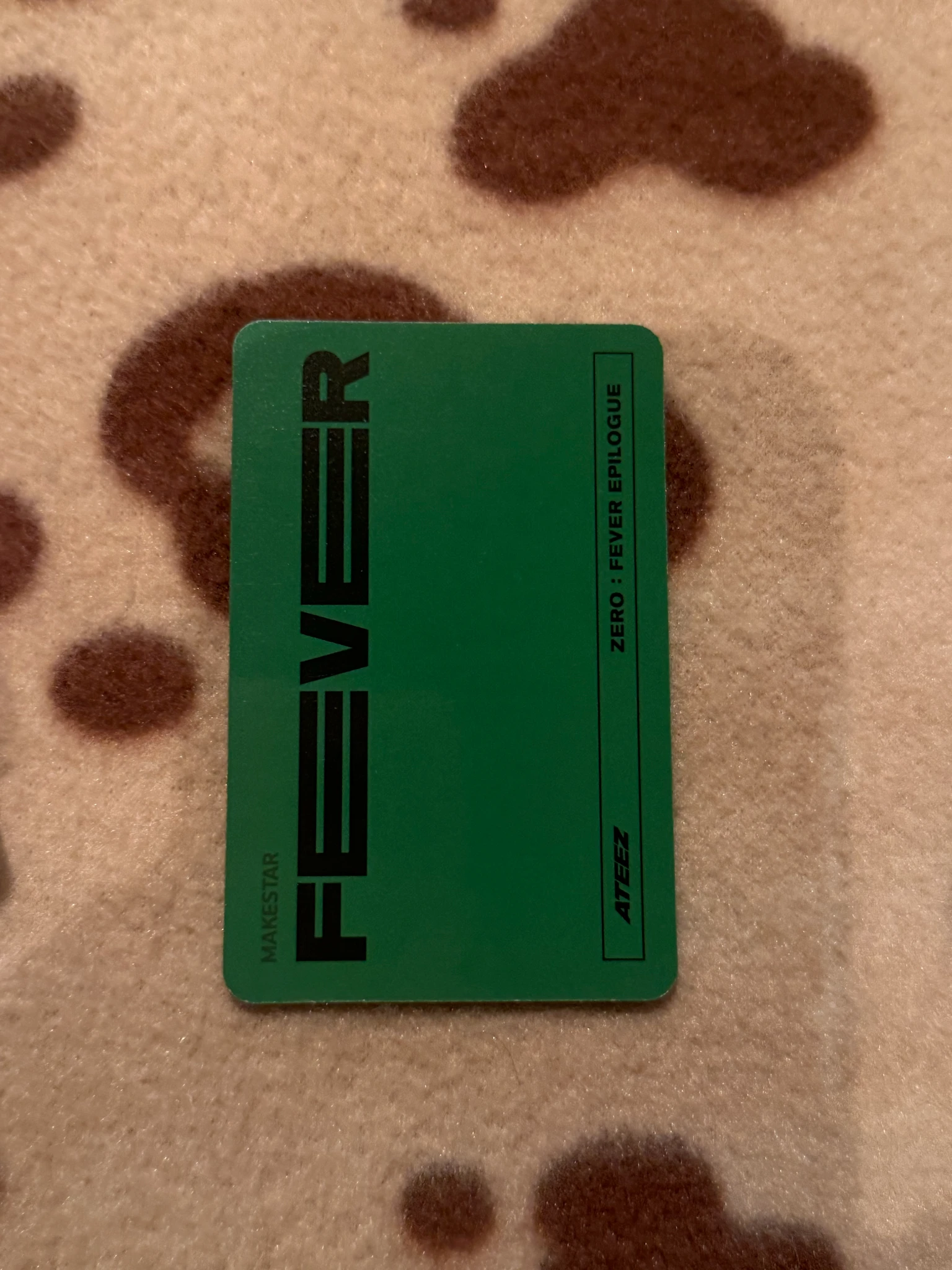 ATEEZ Mingi ATEEZ - Mingi - ZERO : FEVER EPILOGUE Album round 2 makestar listing photo 2