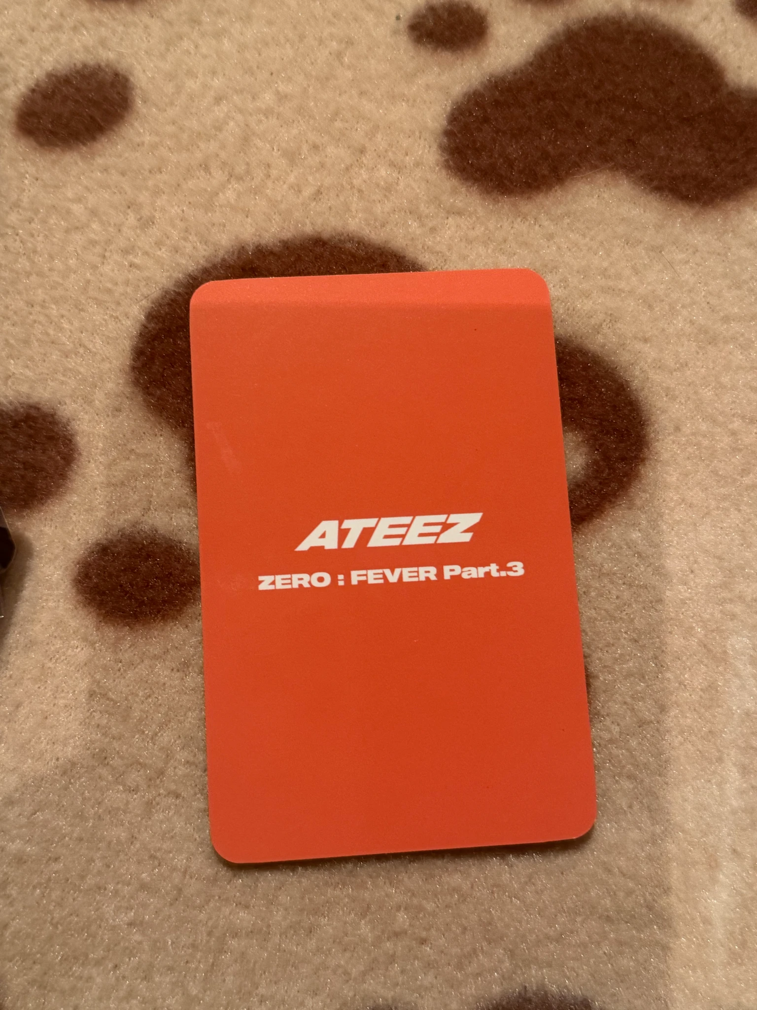 ATEEZ Mingi ATEEZ - Mingi - ZERO : FEVER Part.3 Album everline video call/fancall round 3 listing photo 2