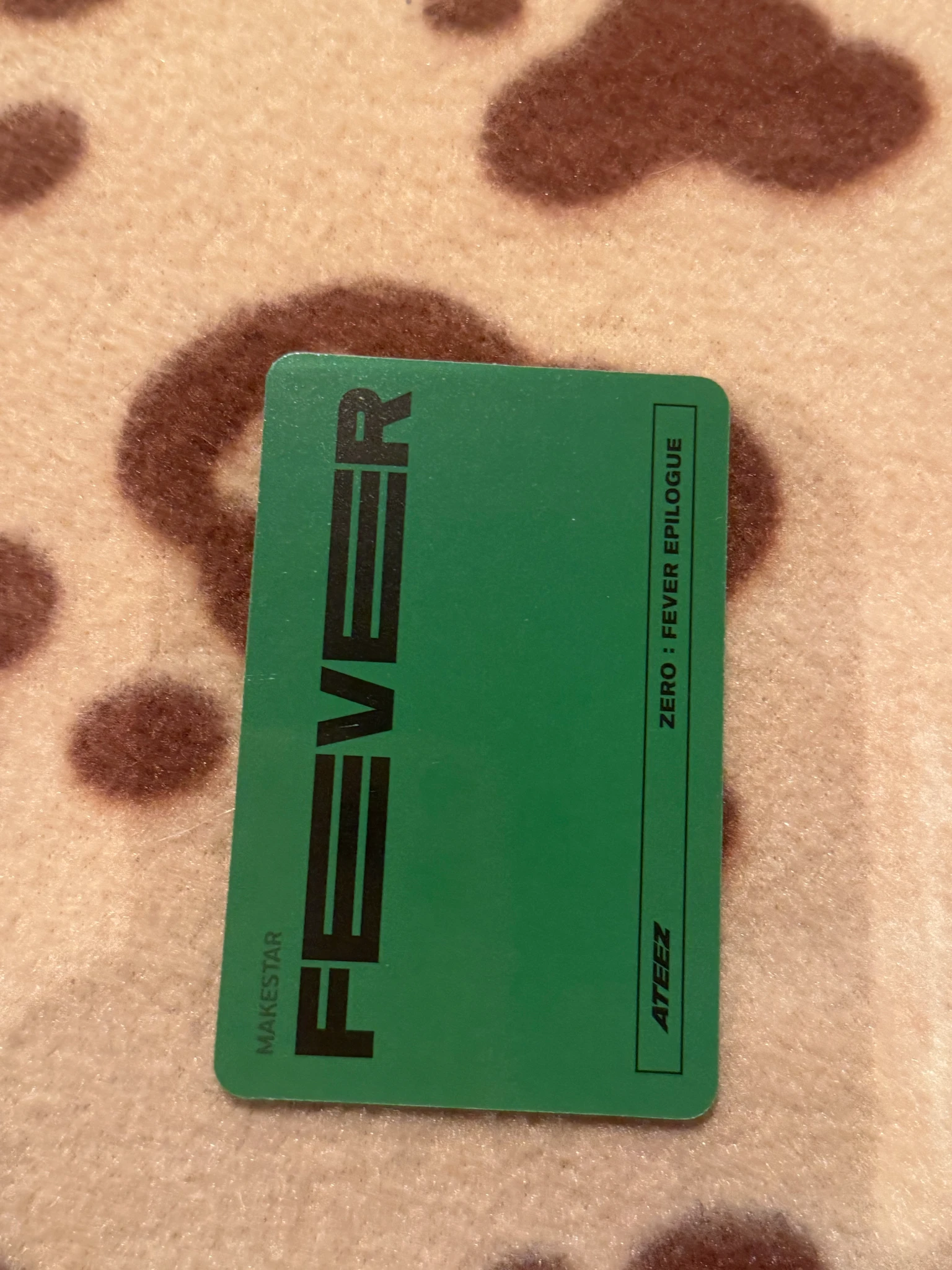 ATEEZ Mingi ATEEZ - Mingi - ZERO : FEVER EPILOGUE Album round 2 makestar listing photo 2