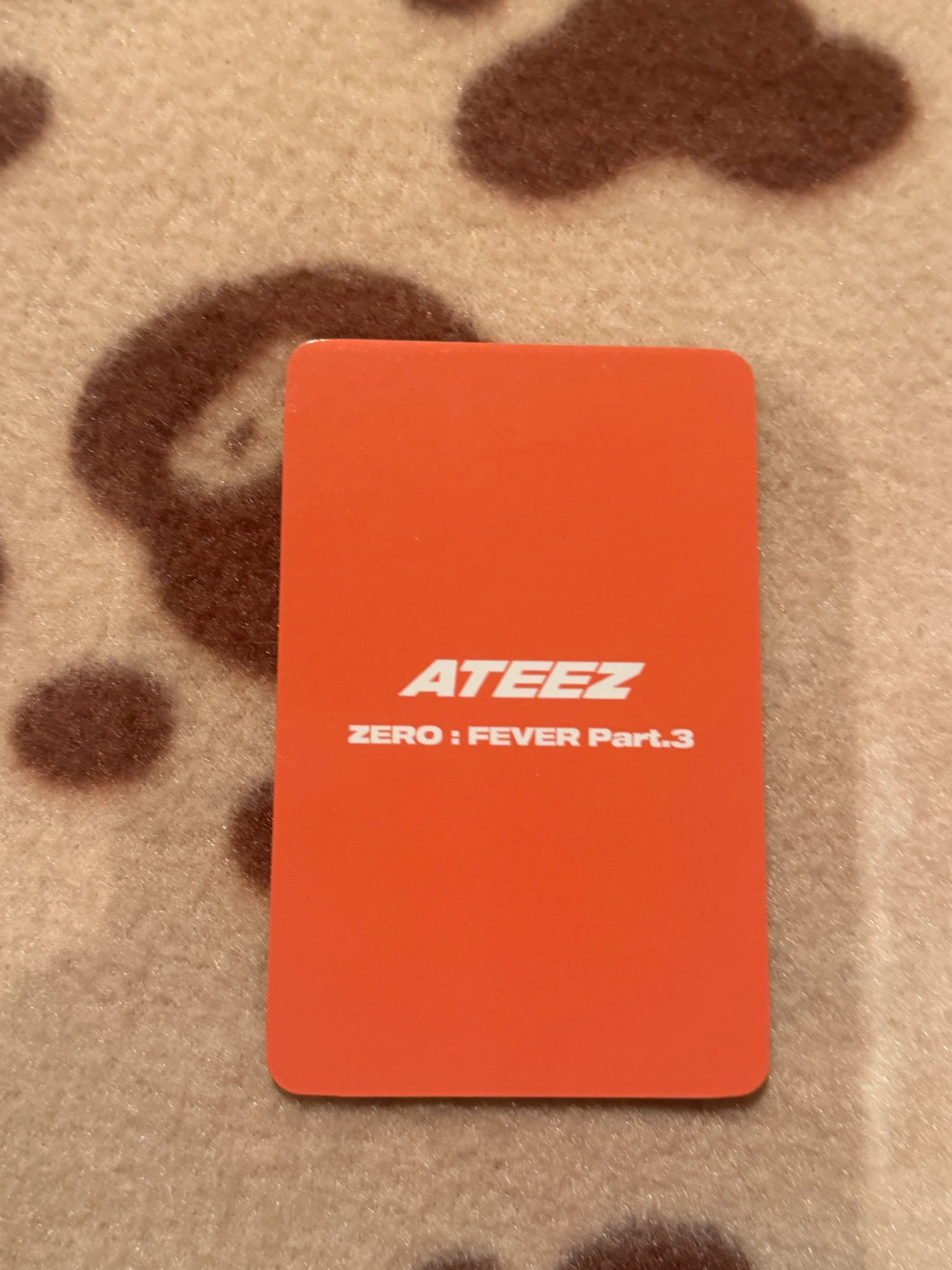 ATEEZ Mingi ATEEZ - Mingi - ZERO : FEVER Part.3 Album everline video call/fancall round 3 listing photo 2