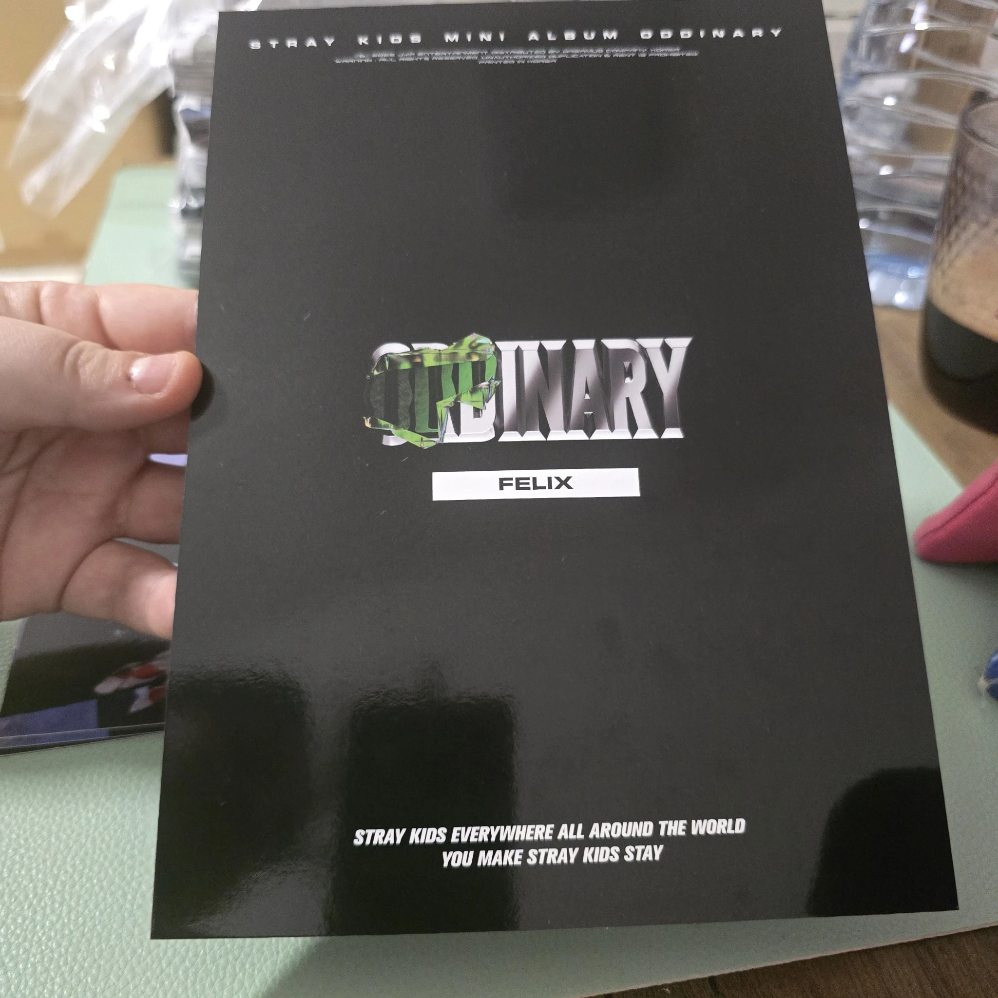 Stray Kids Felix Stray Kids - Felix - Oddinary Album album inclusion mini poster listing photo 2