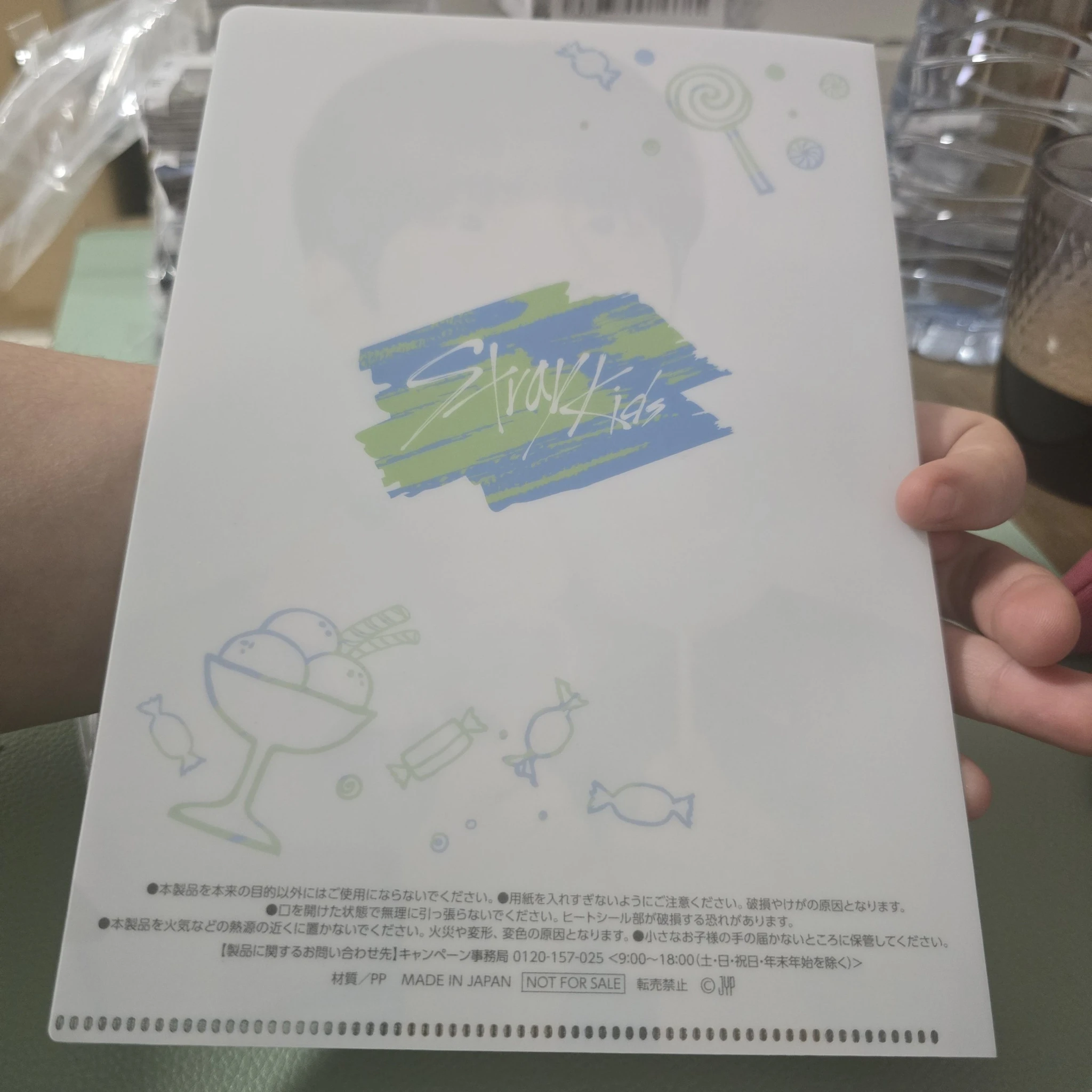 Stray Kids Seungmin Stray Kids - Seungmin - Stray Kids x Family Mart Other brand collaboration 2022 version clear file listing photo 2