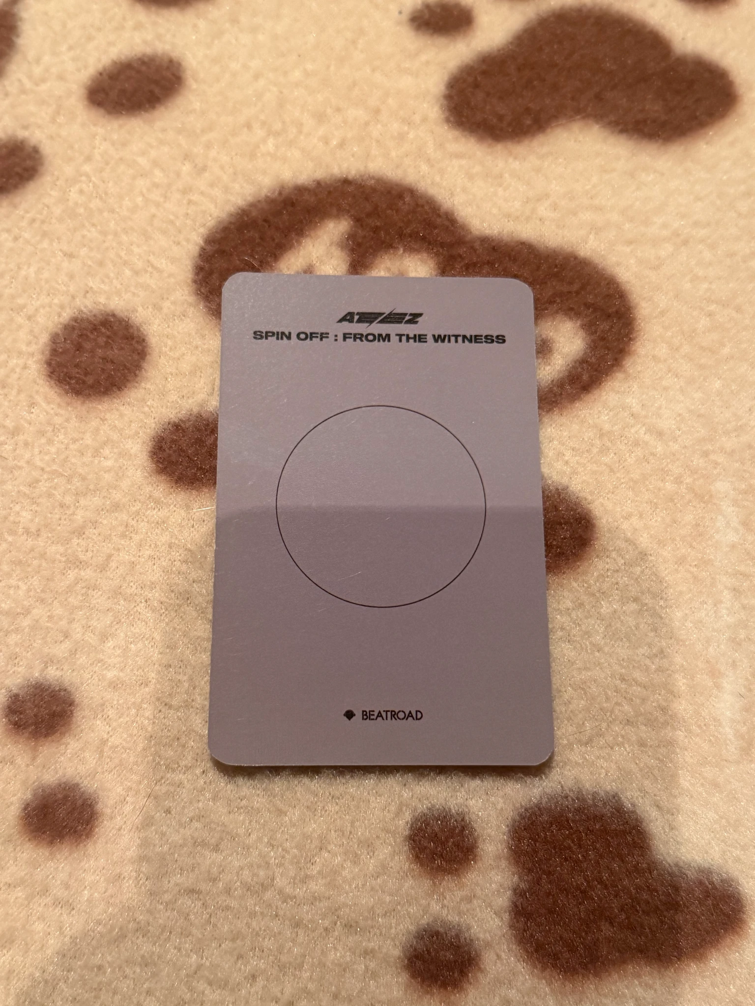 ATEEZ Yunho ATEEZ - Yunho - SPIN OFF : FROM THE WITNESS Album fansign beatroad listing photo 2
