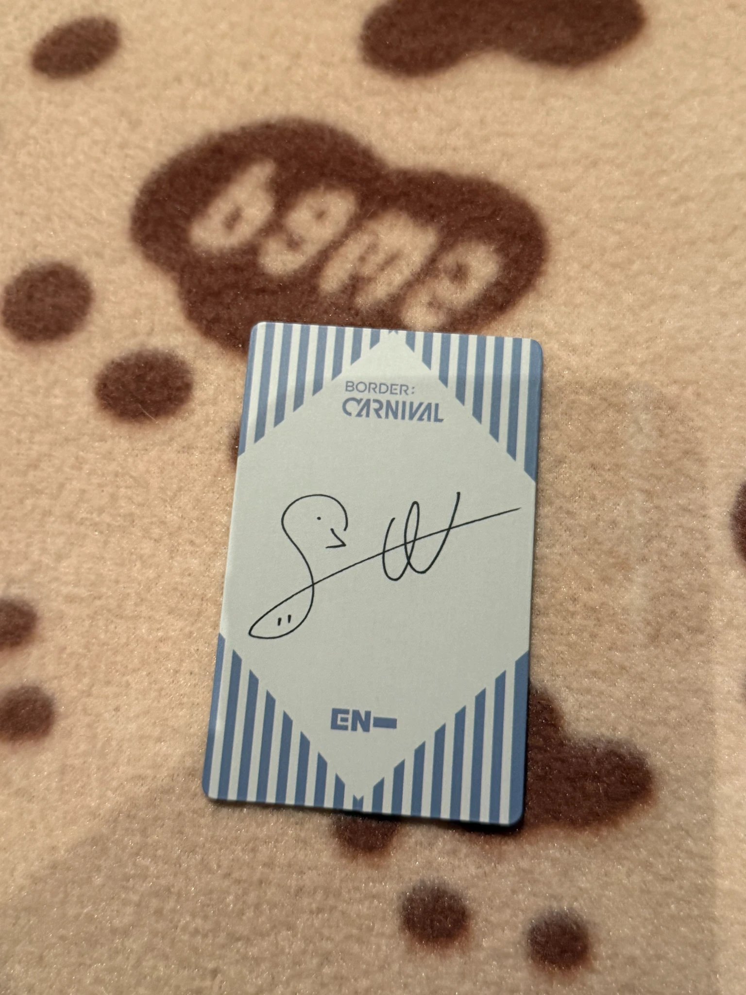ENHYPEN Sunoo ENHYPEN - Sunoo - BORDER: CARNIVAL Album album photocard korean album down version lenticular listing photo 2