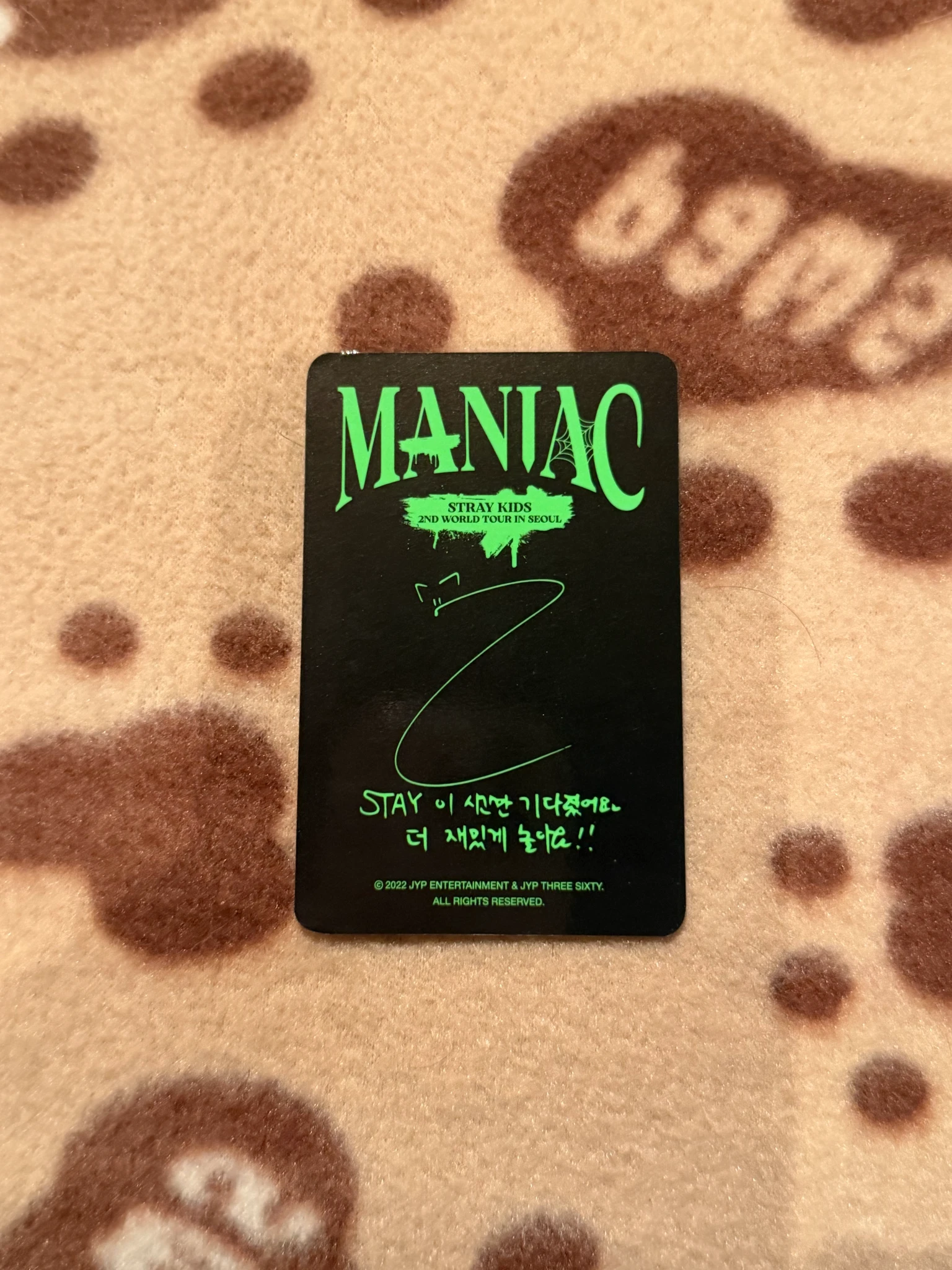Stray Kids I.N Stray Kids - I.N - Maniac World Tour Event merch photocard random photocard listing photo 2