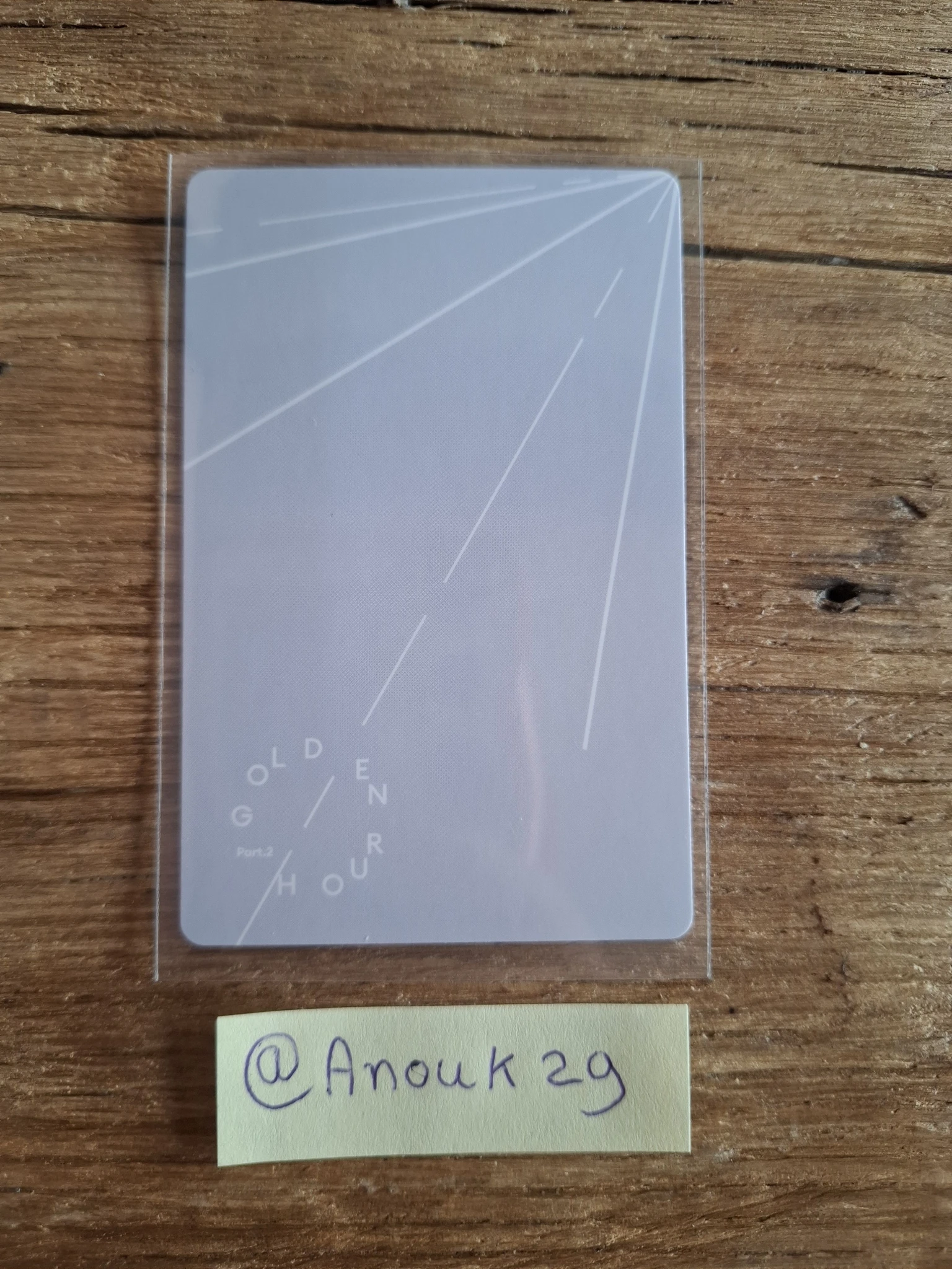 ATEEZ Mingi ATEEZ - Mingi - Golden Hour : Part 2 Album album photocard To Ver. a ver. listing photo 2