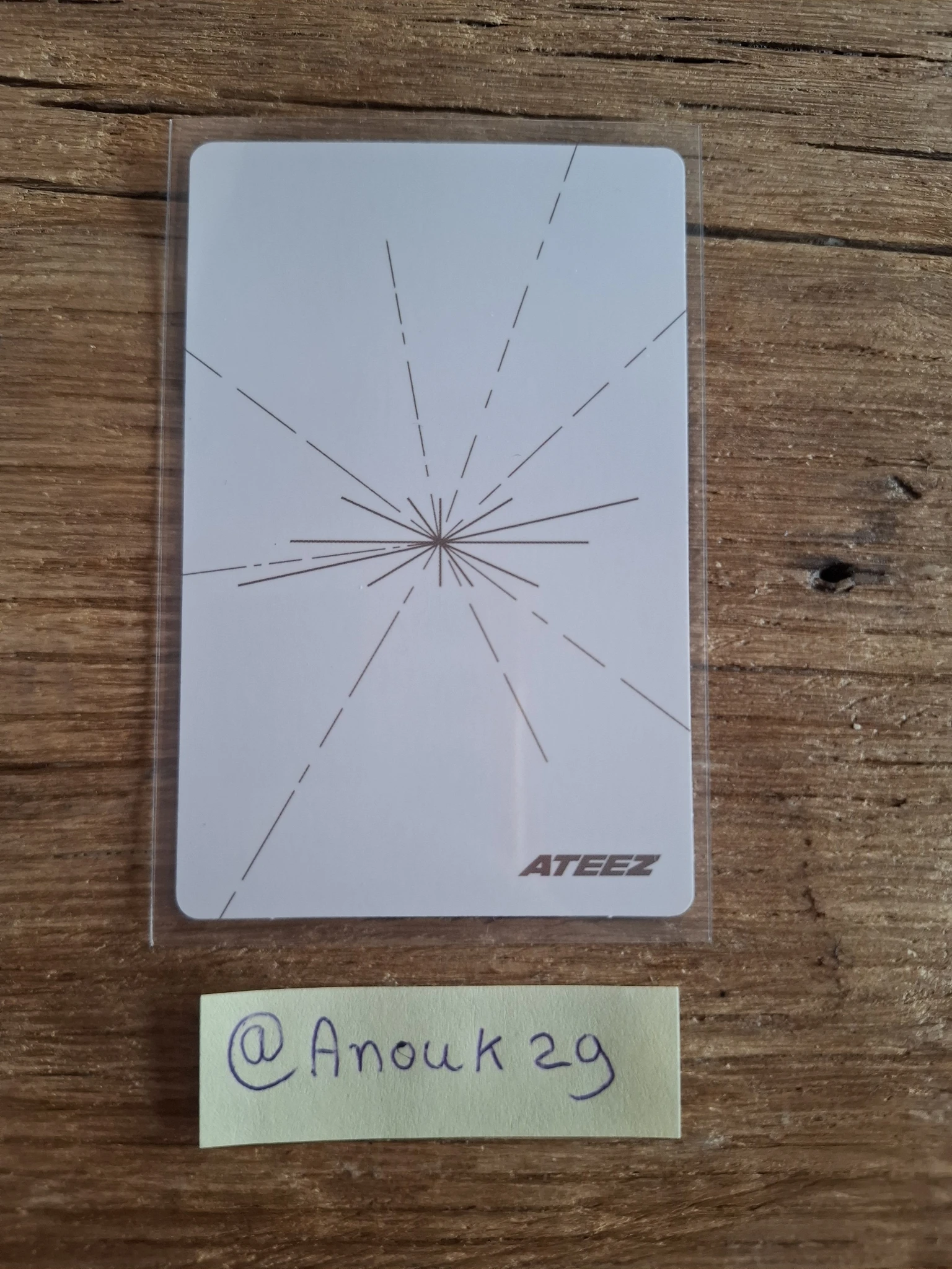 ATEEZ Mingi ATEEZ - Mingi - Golden Hour : Part 2 Album album photocard poca album listing photo 2