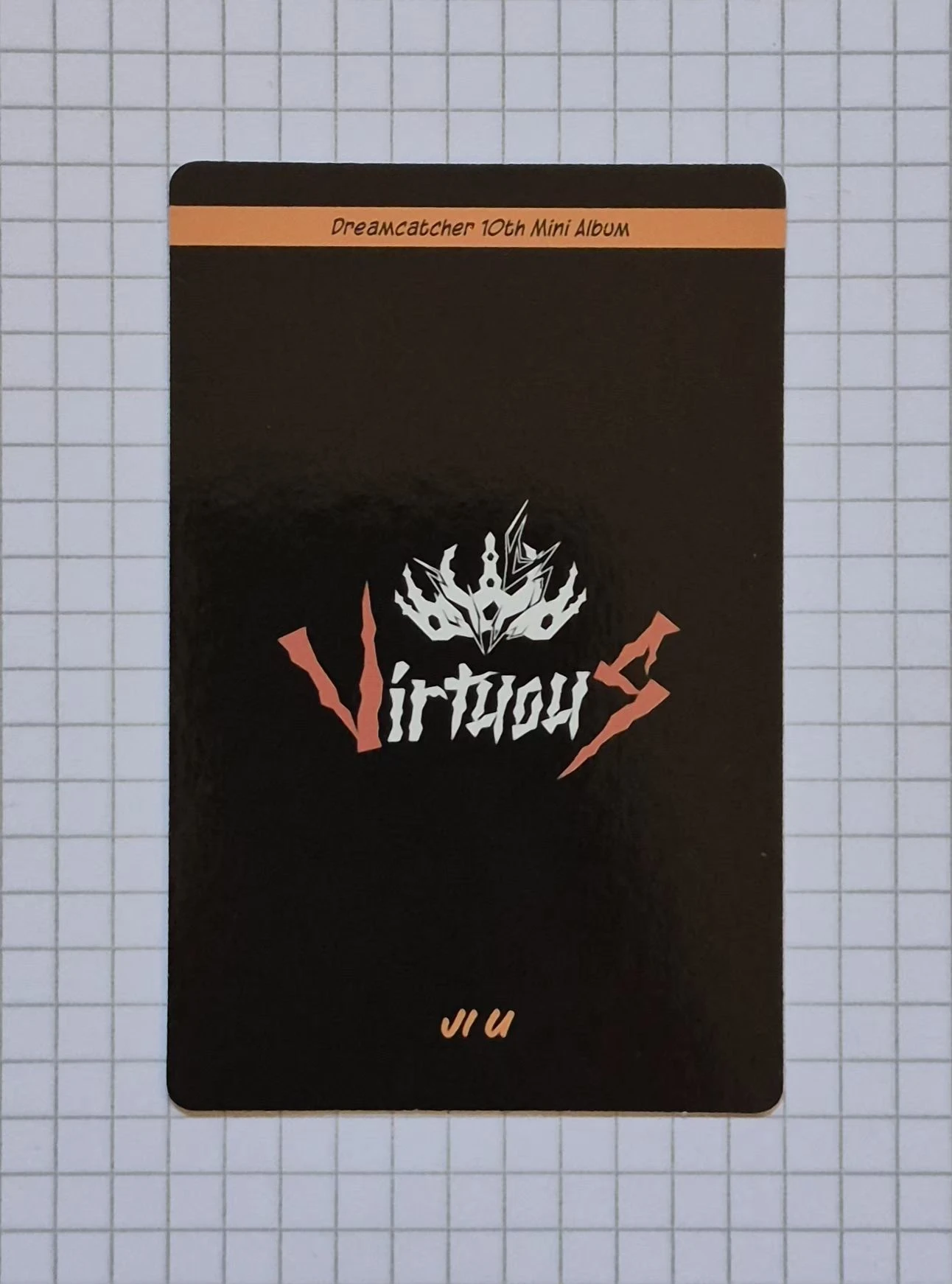Dreamcatcher JiU Dreamcatcher - JiU - VirtuouS Album album photocard korean album R version E version A version K version listing photo 2