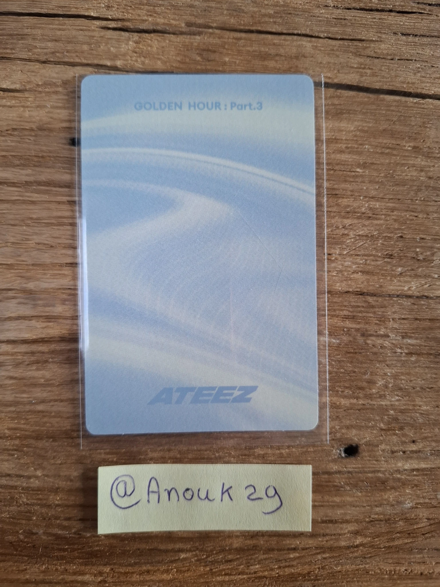 ATEEZ Mingi ATEEZ - Mingi - Golden Hour : Part.3 Album version 1 poca album album photocard listing photo 2