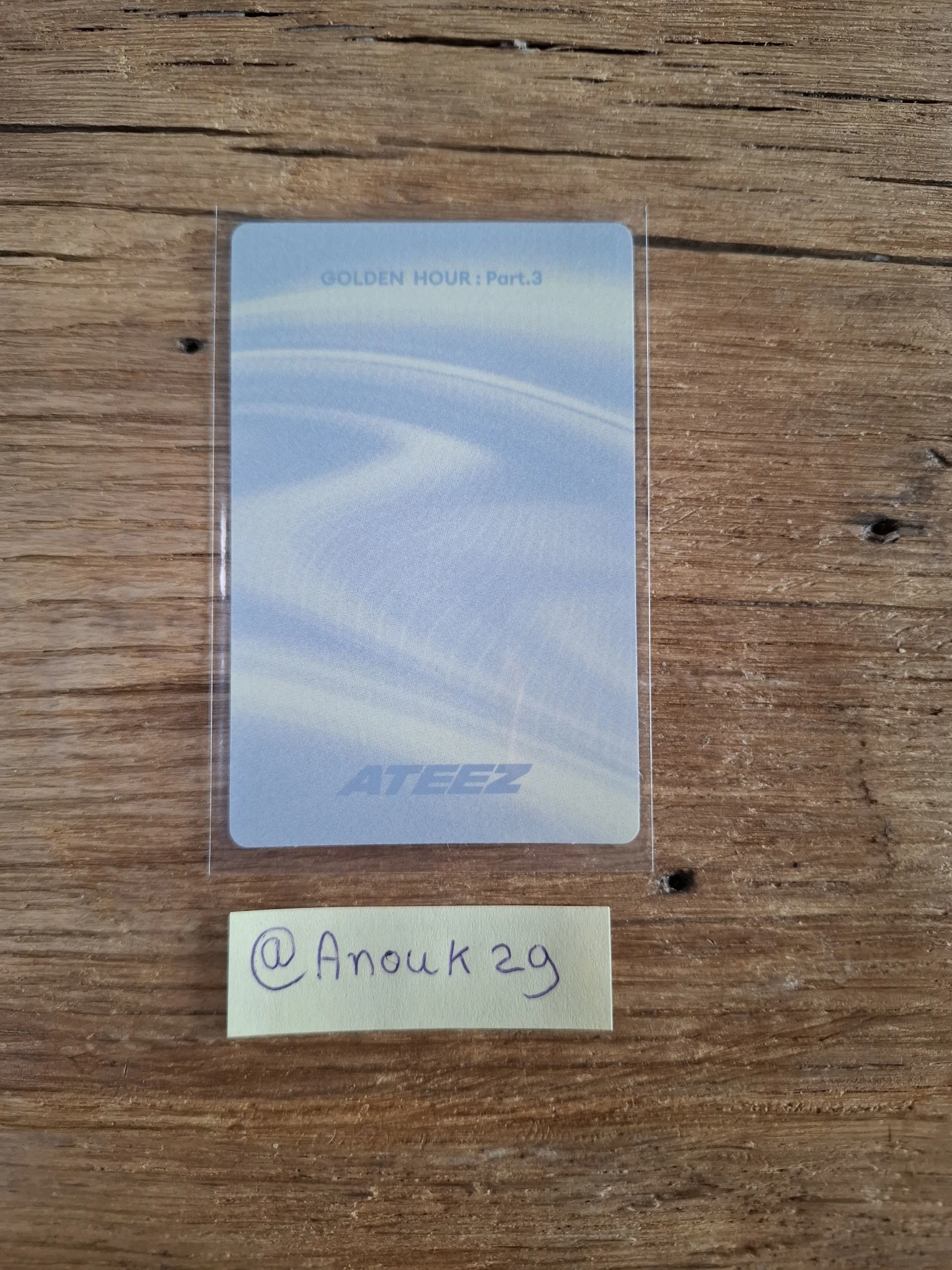 ATEEZ Yeosang ATEEZ - Yeosang - Golden Hour : Part.3 Album poca album album photocard version 1 listing photo 2