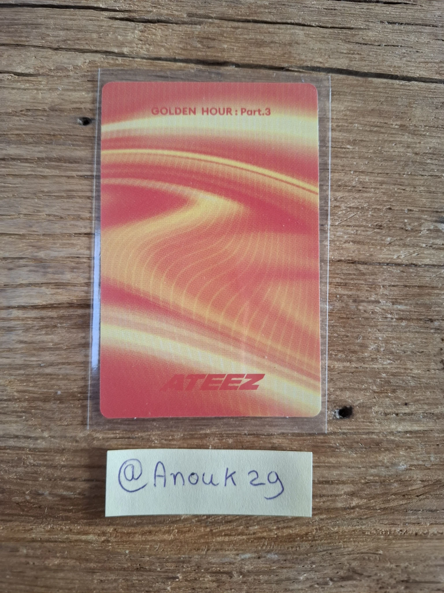 ATEEZ ATEEZ - Golden Hour : Part.3 Album album photocard poca album ATEEZ Ver. listing photo 2
