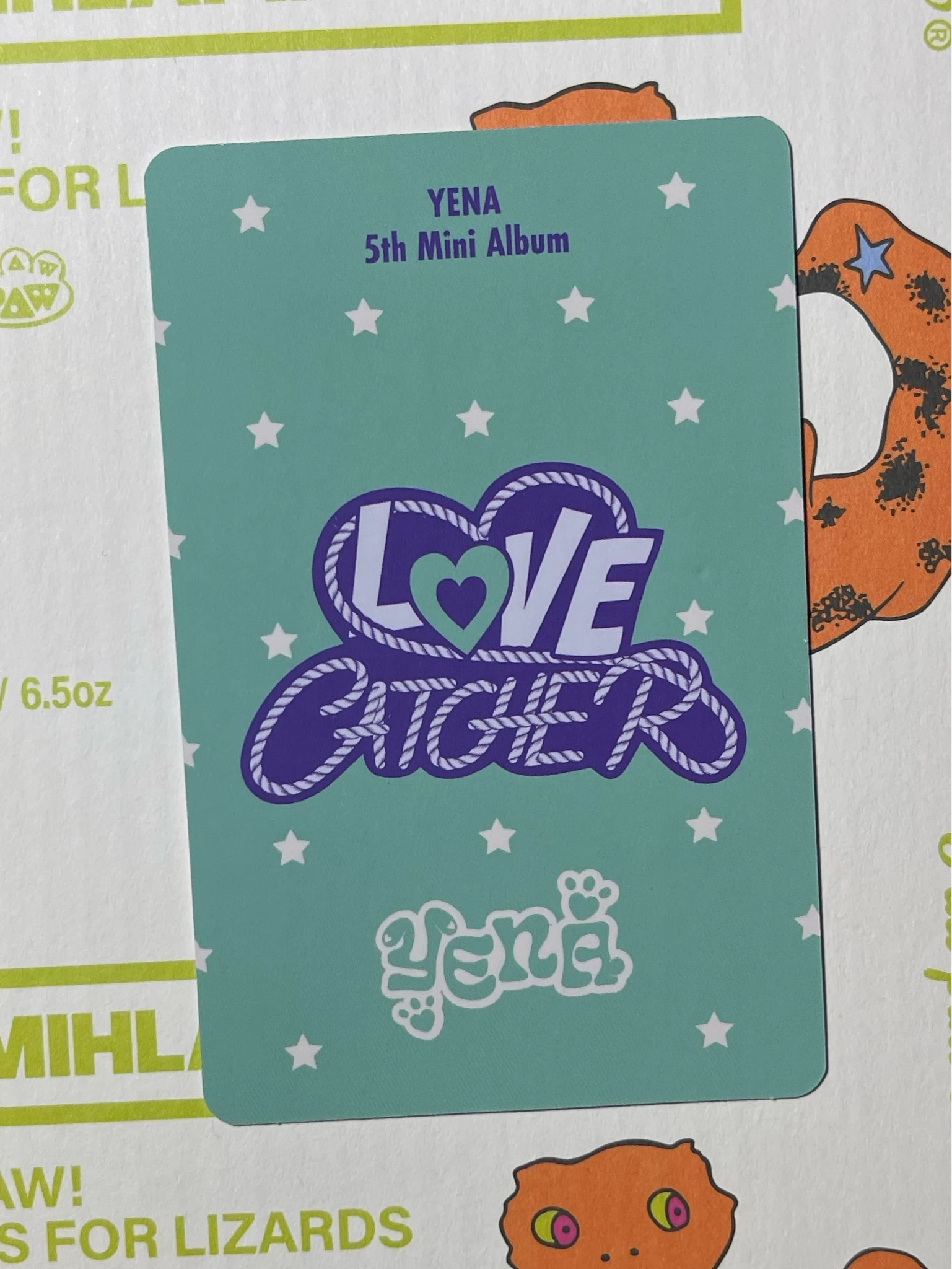 Yena Yena Yena - Yena - Love Catcher Album album photocard catch version listing photo 2