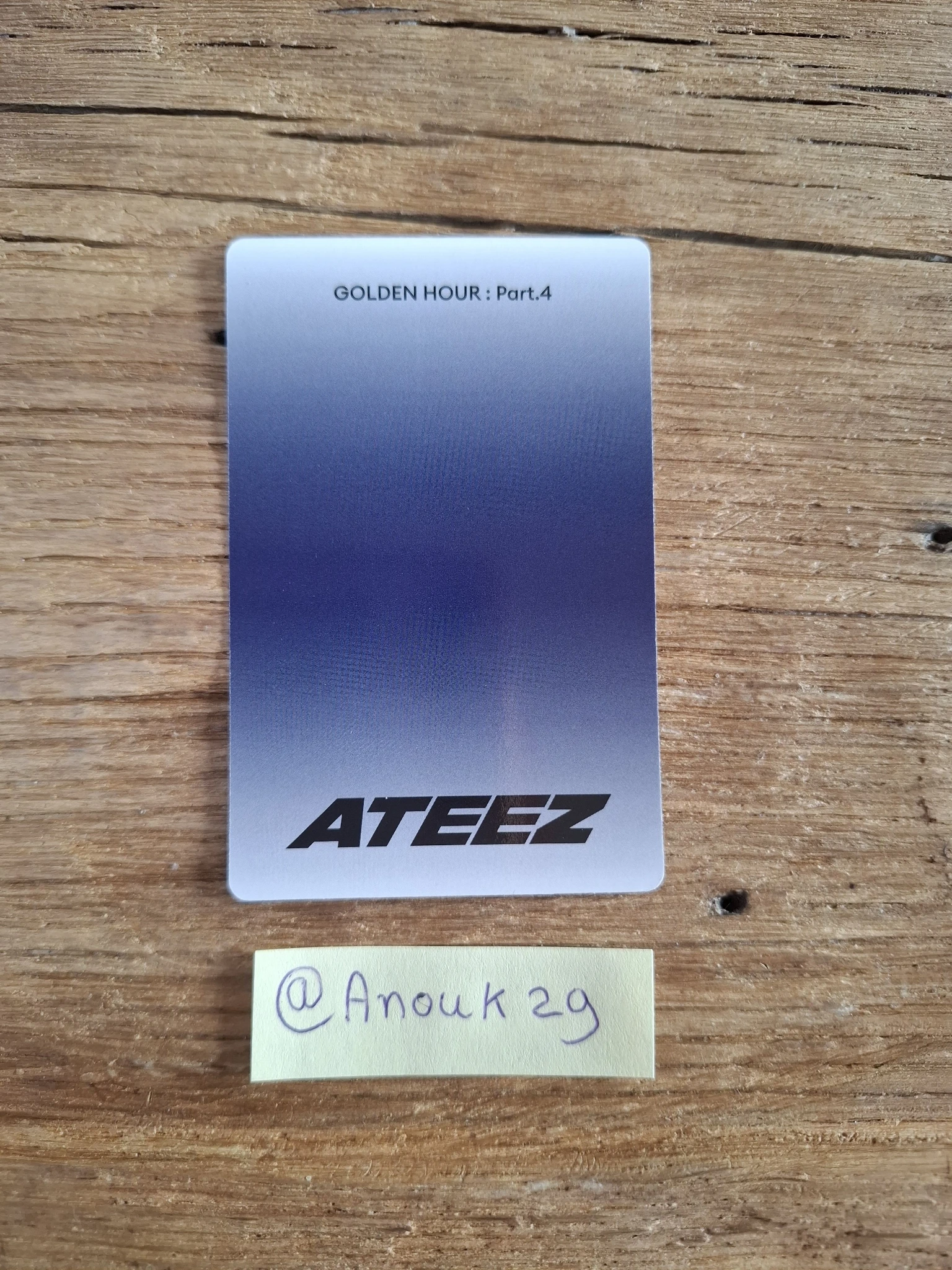 ATEEZ Hongjoong ATEEZ - Hongjoong - Golden Hour : Part.4 Album album photocard poca album listing photo 2