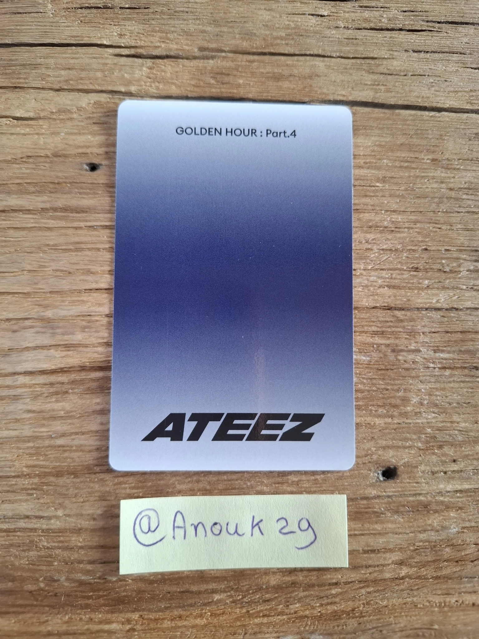 ATEEZ Yeosang ATEEZ - Yeosang - Golden Hour : Part.4 Album album photocard poca album listing photo 2