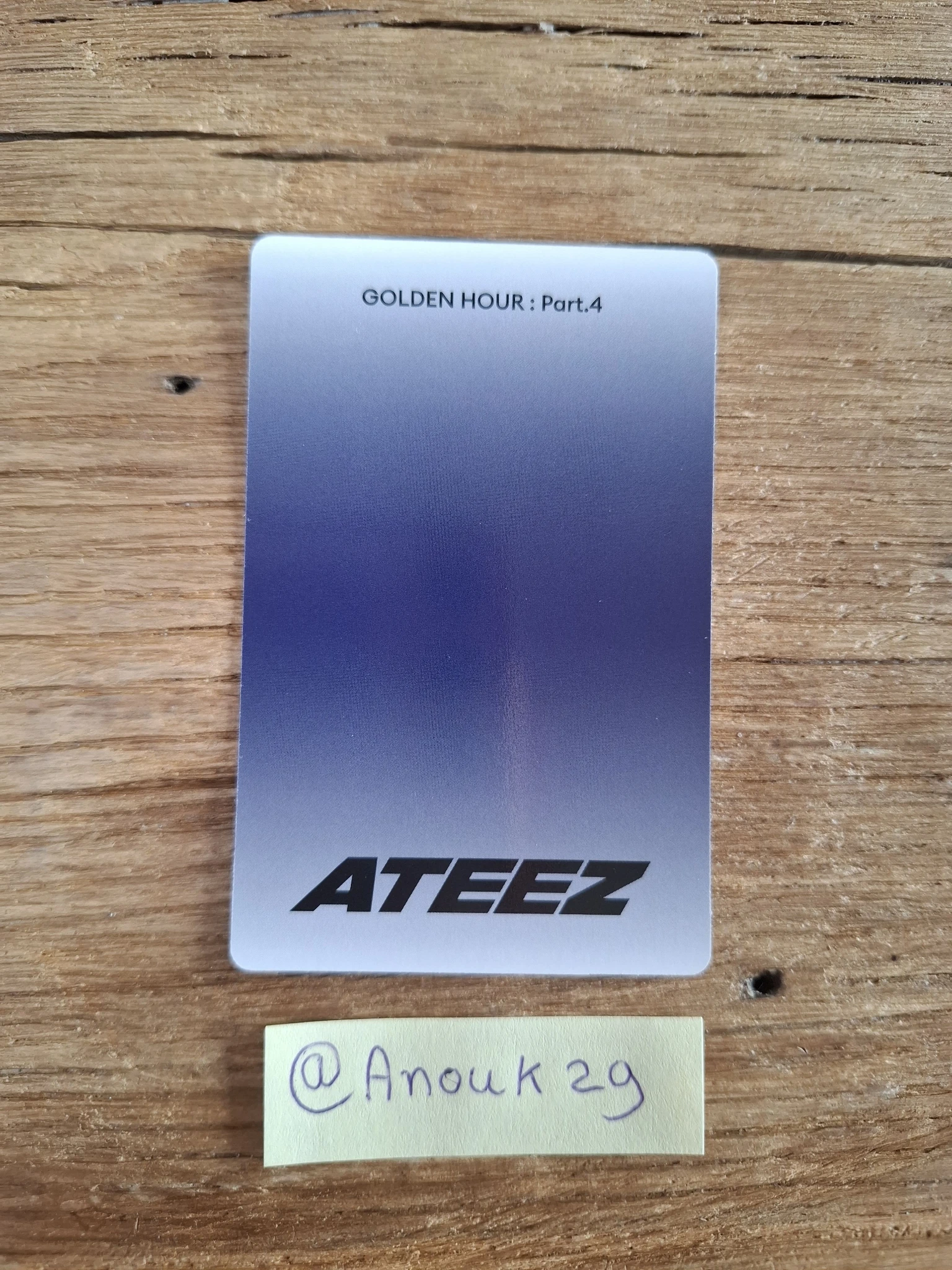 ATEEZ Mingi ATEEZ - Mingi - Golden Hour : Part.4 Album poca album A version listing photo 2