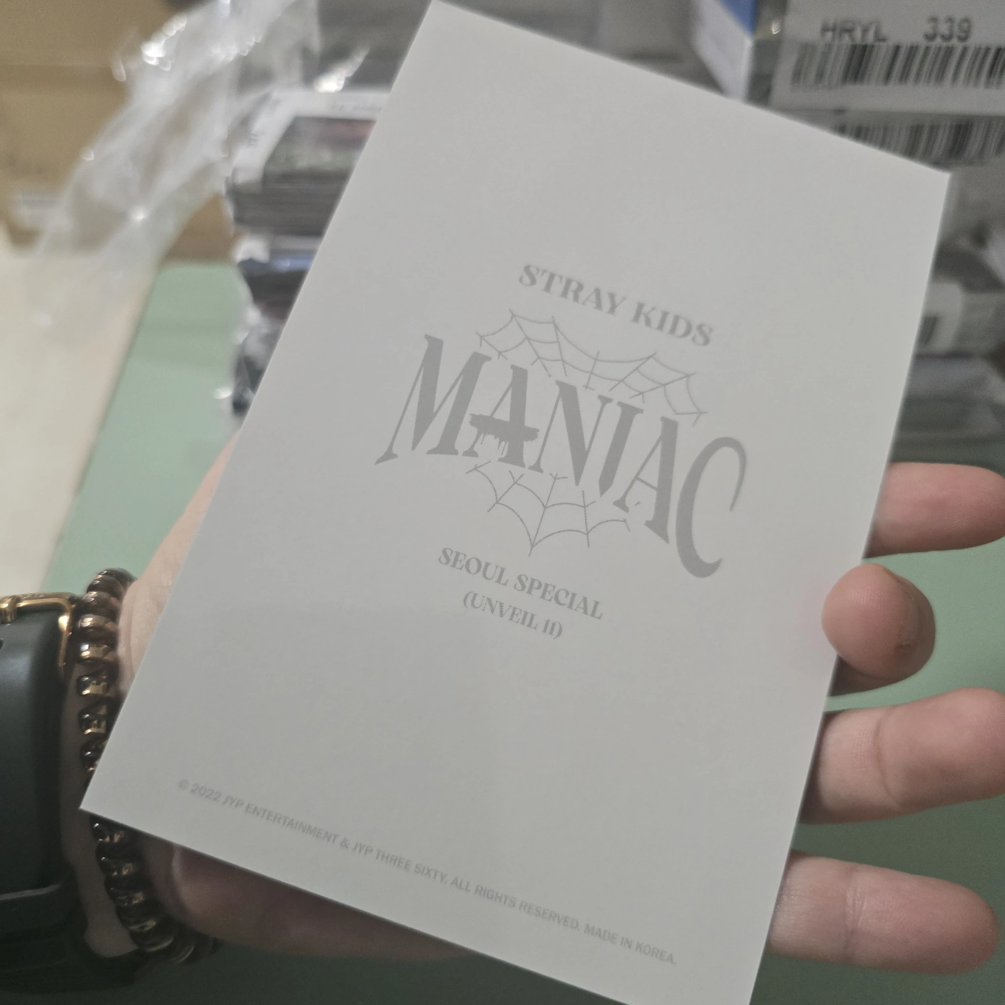 Stray Kids HAN Stray Kids - HAN - Maniac World Tour Event photo print unveil 11 postcard seoul purchase benefit listing photo 2