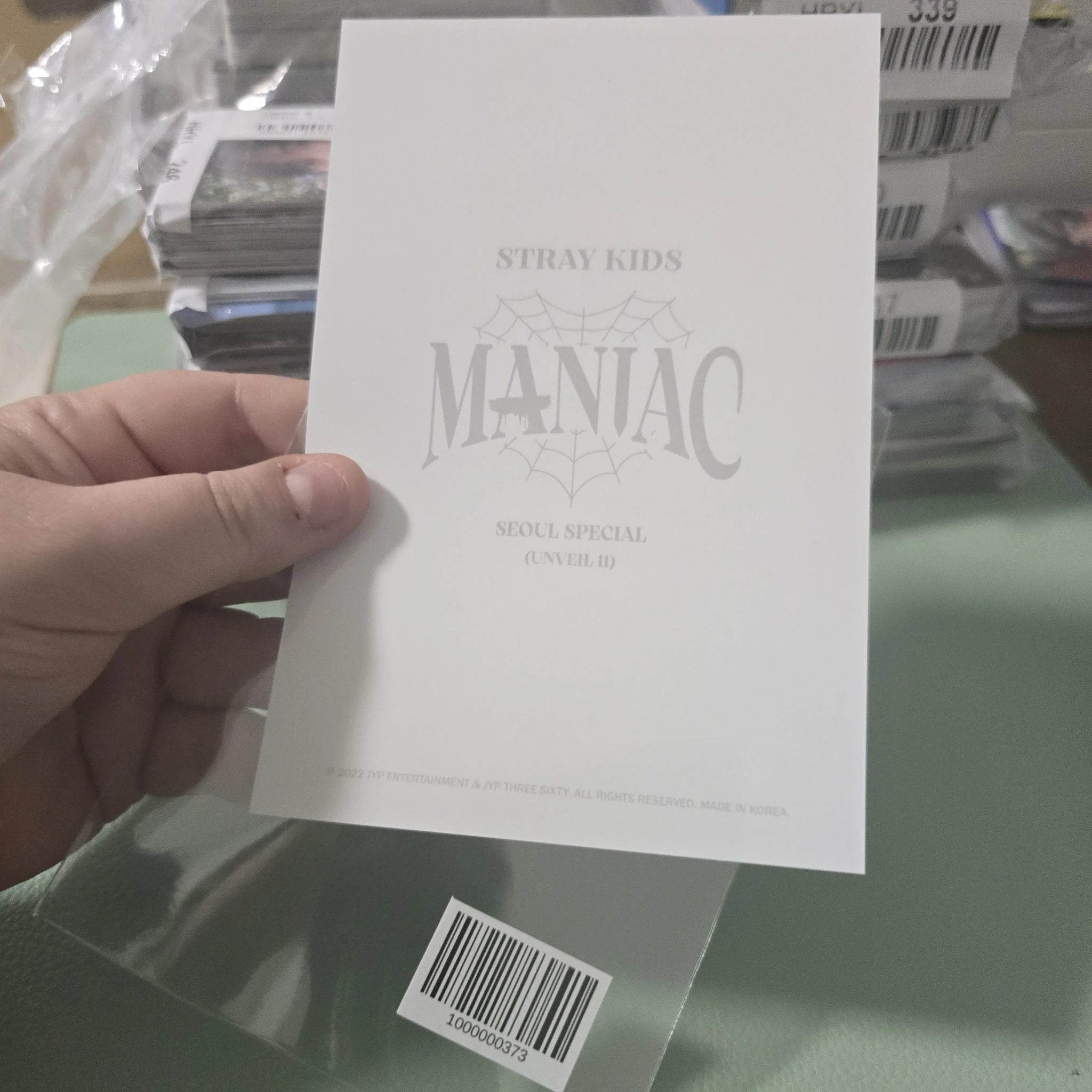 Stray Kids HAN Stray Kids - HAN - Maniac World Tour Event photo print unveil 11 postcard seoul purchase benefit listing photo 2