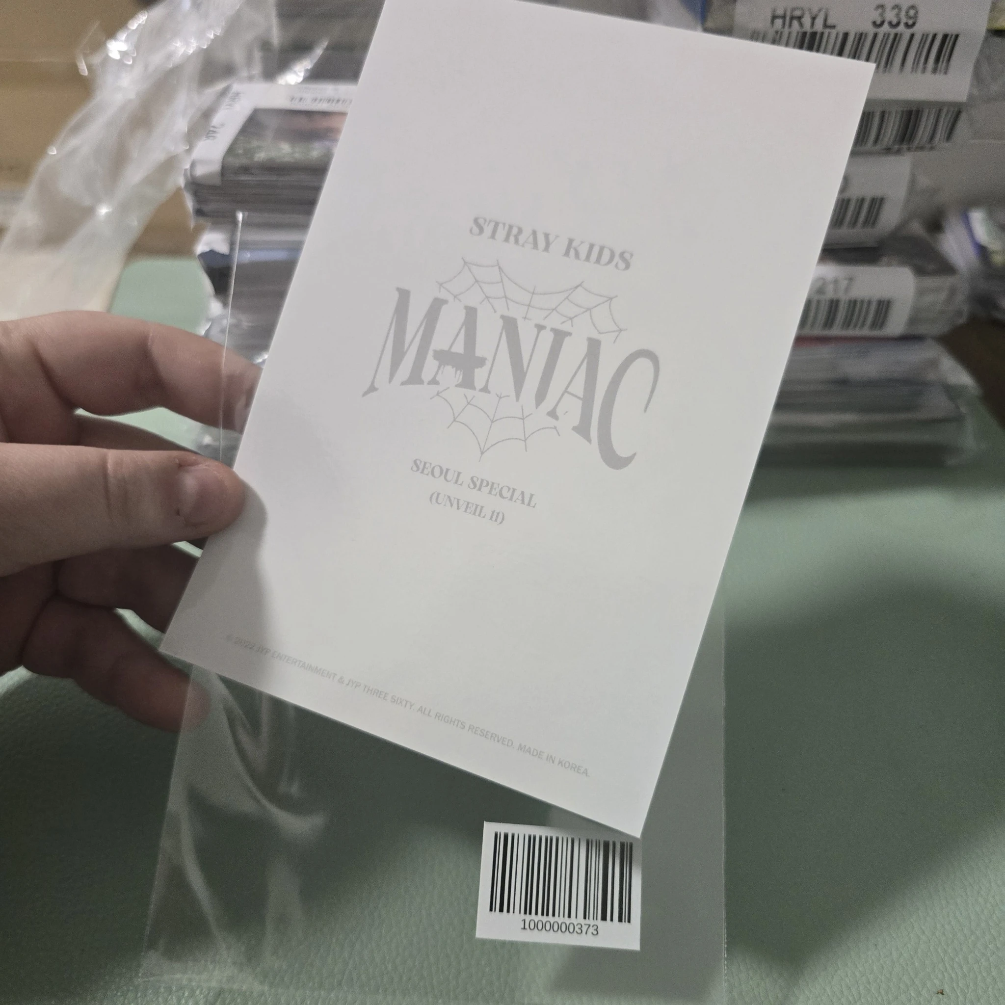 Stray Kids Felix Stray Kids - Felix - Maniac World Tour Event postcard unveil 11 purchase benefit listing photo 2