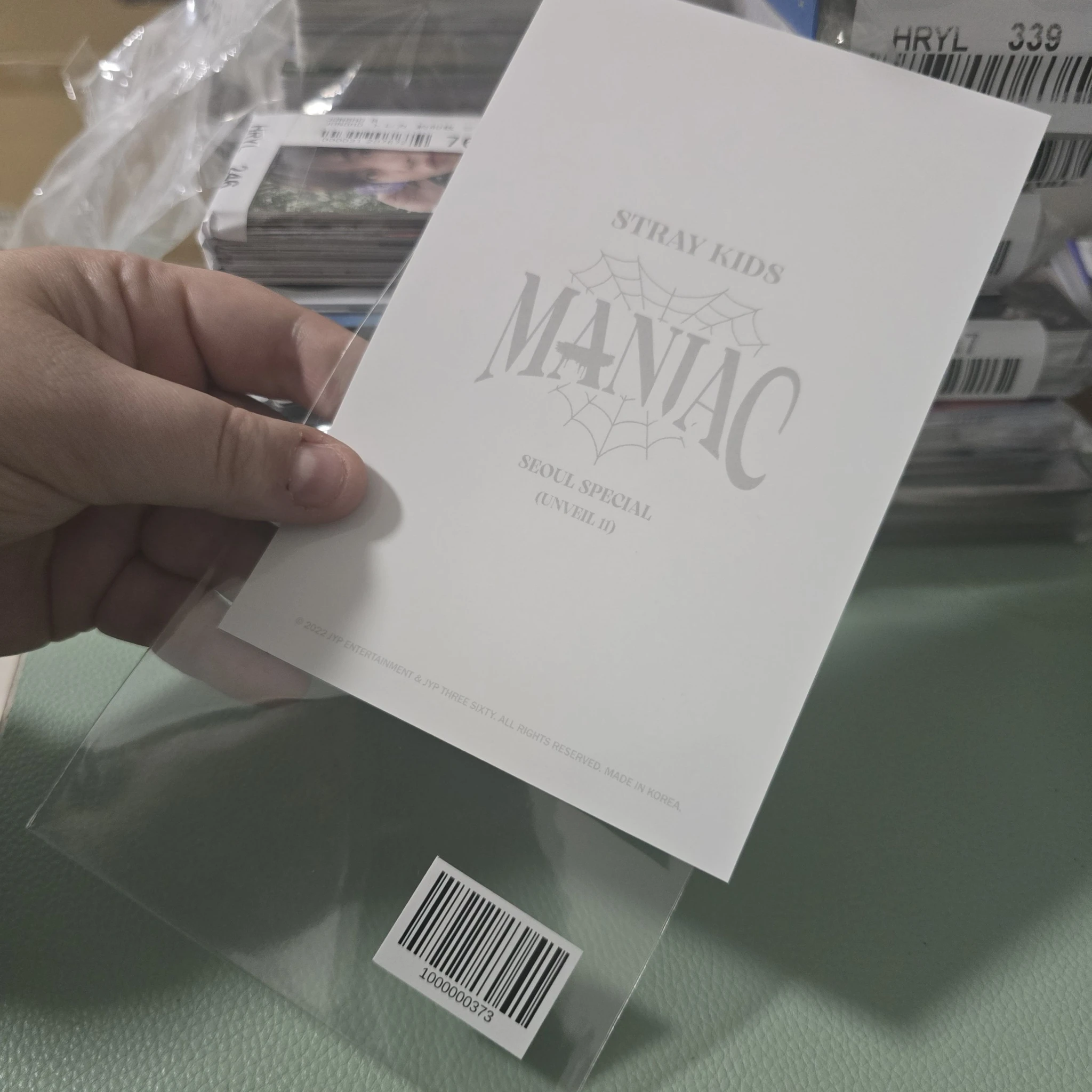 Stray Kids I.N Stray Kids - I.N - Maniac World Tour Event postcard unveil 11 purchase benefit listing photo 2
