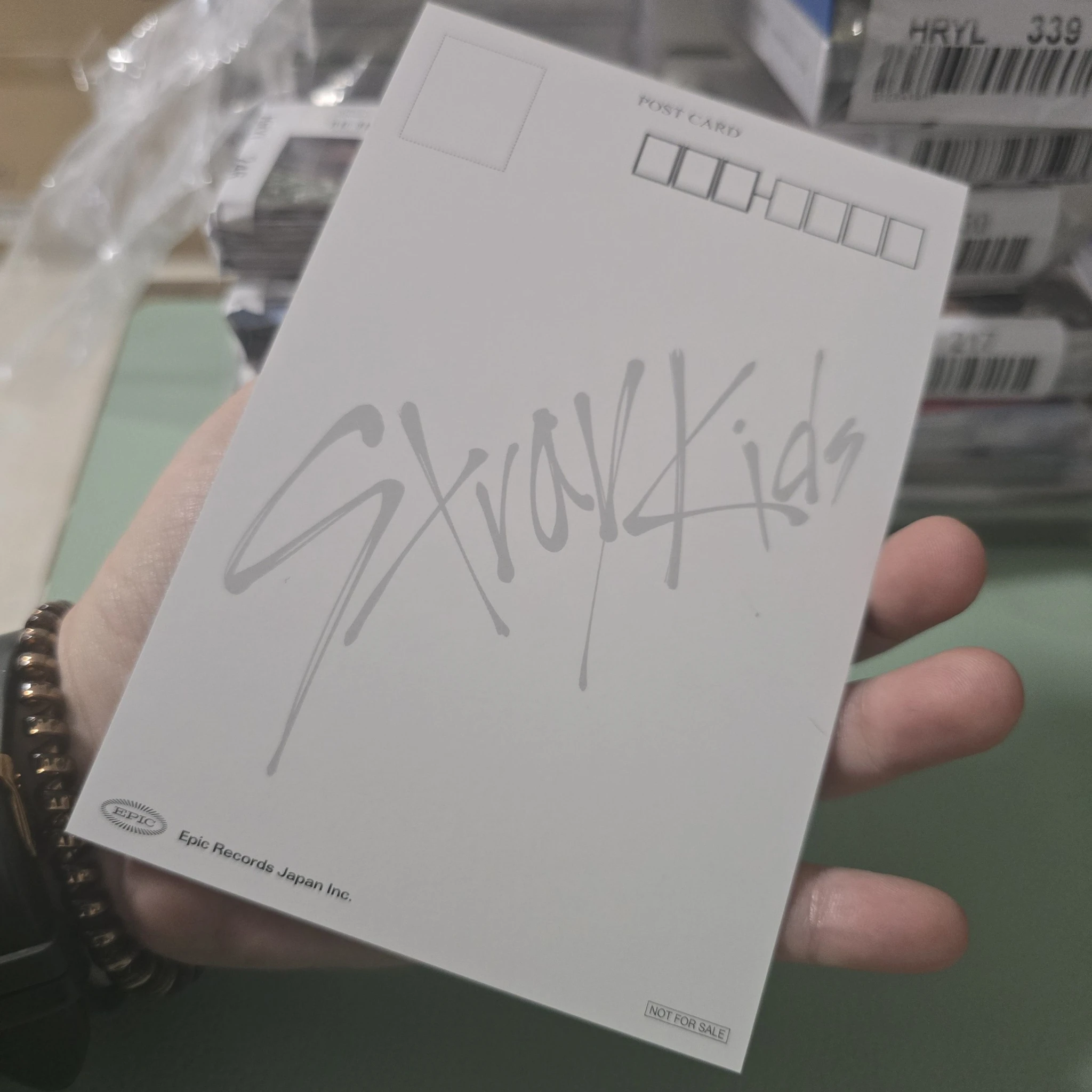 Stray Kids HAN Stray Kids - HAN - CIRCUS Album pre-order benefit (pob) hmv bookmark listing photo 2