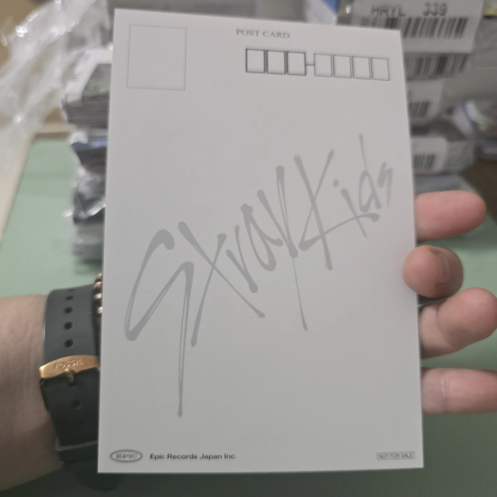 Stray Kids Hyunjin Stray Kids - Hyunjin - CIRCUS Album tsutaya pob (pre-order benefit) postcard listing photo 2