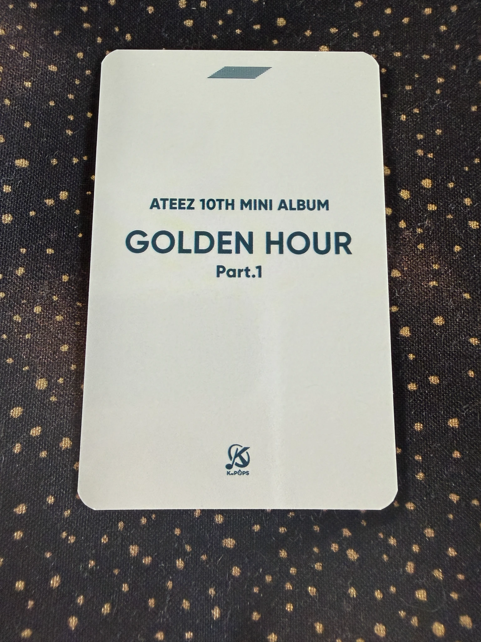 ATEEZ Yunho ATEEZ - Yunho - Golden Hour : Part.1 Album listing photo 2