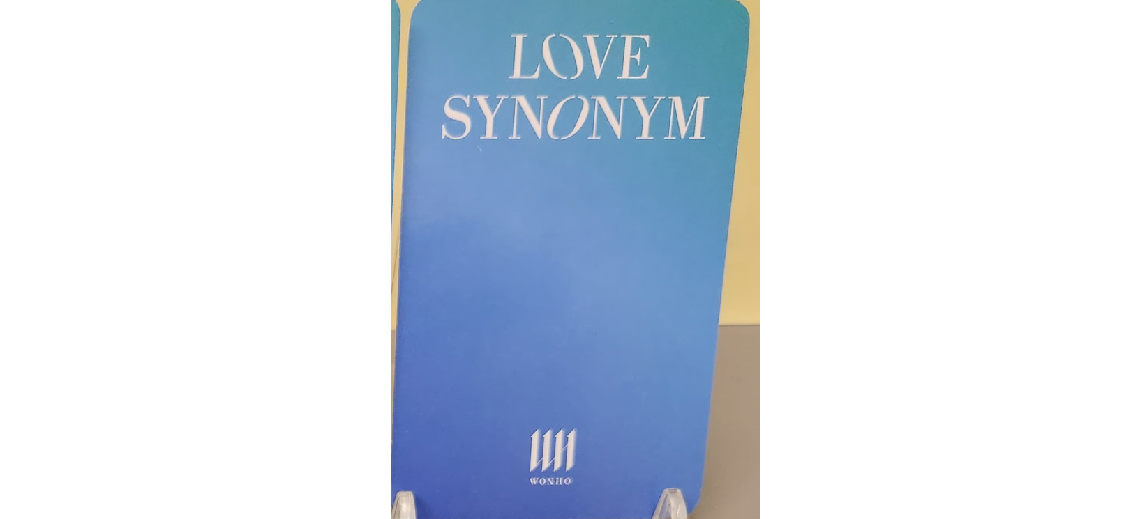 Wonho Wonho Wonho - Wonho - Love Synonym #1: Right for Me Album ktown4u pre-order benefit (pob) listing photo 2