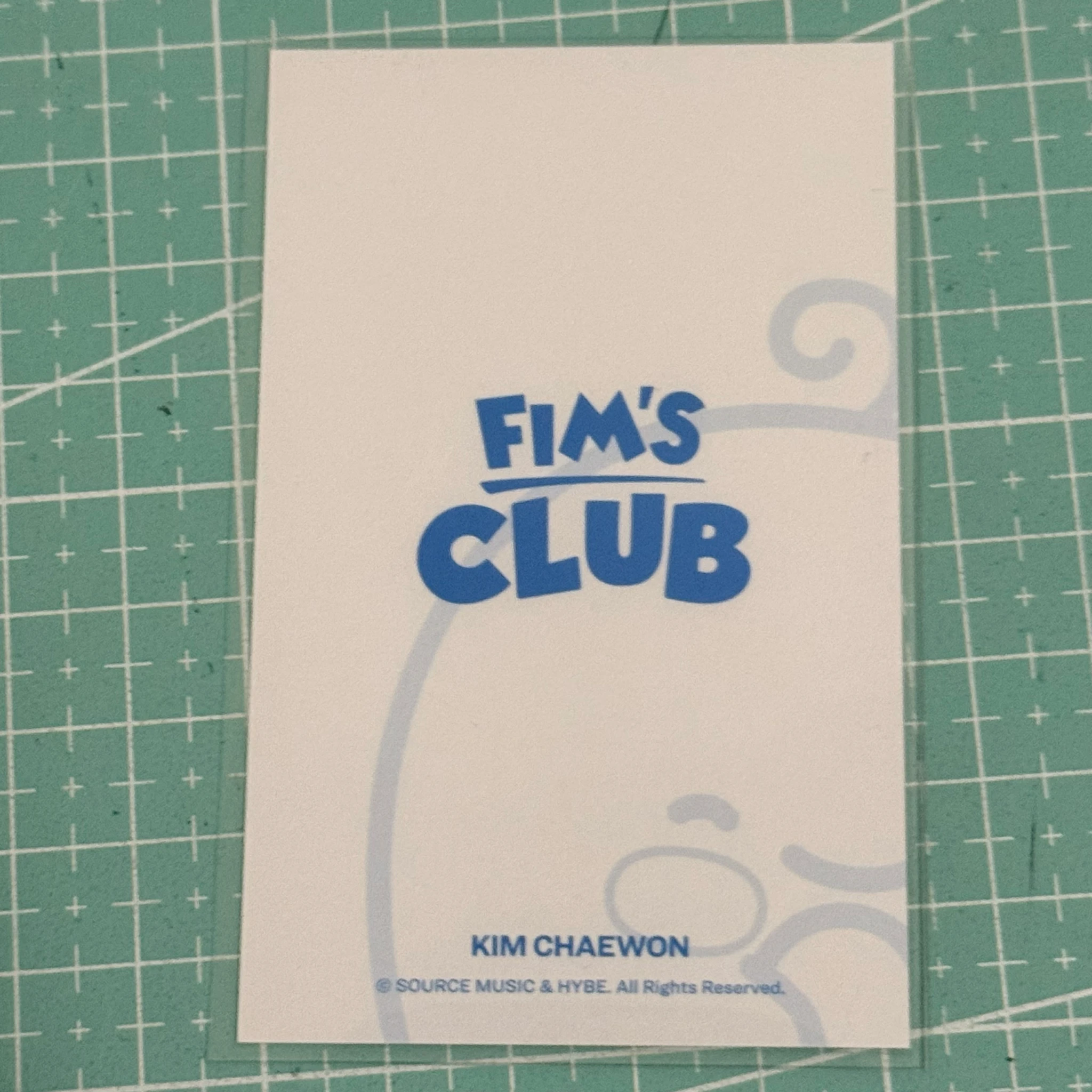 LE SSERAFIM Kim Chaewon LE SSERAFIM - Kim Chaewon - LE SSERAFIM X FIM'S CLUB SPECIAL POP-UP WEVERSE SHOP Event B version listing photo 2