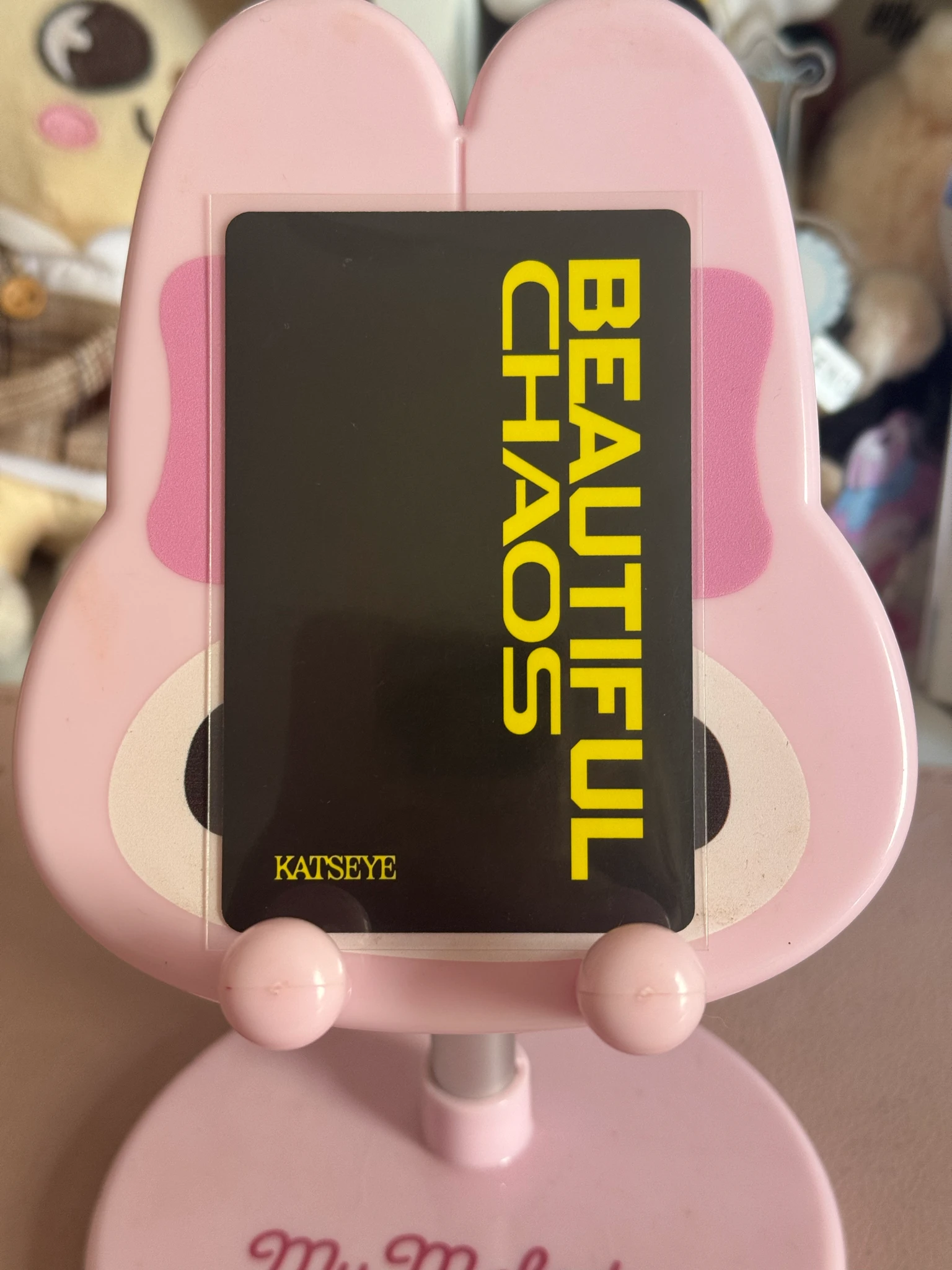 KATSEYE Yoonchae KATSEYE - Yoonchae - BEAUTIFUL CHAOS Album trading card B version merch photocard pop-up soundwave listing photo 2