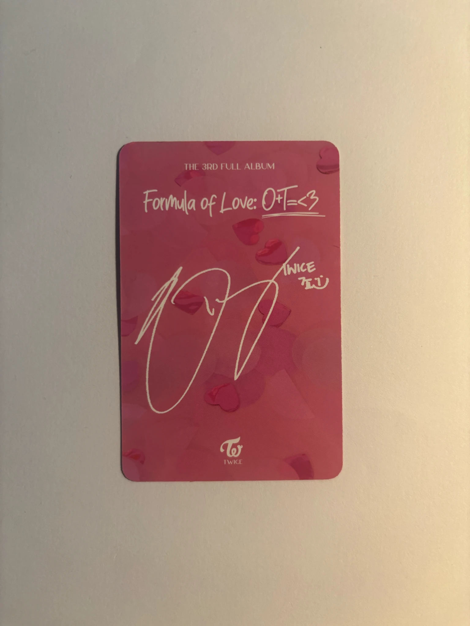 TWICE Jihyo TWICE-Jihyo-Album-Formula of Love: O+T=<3 listing photo 2