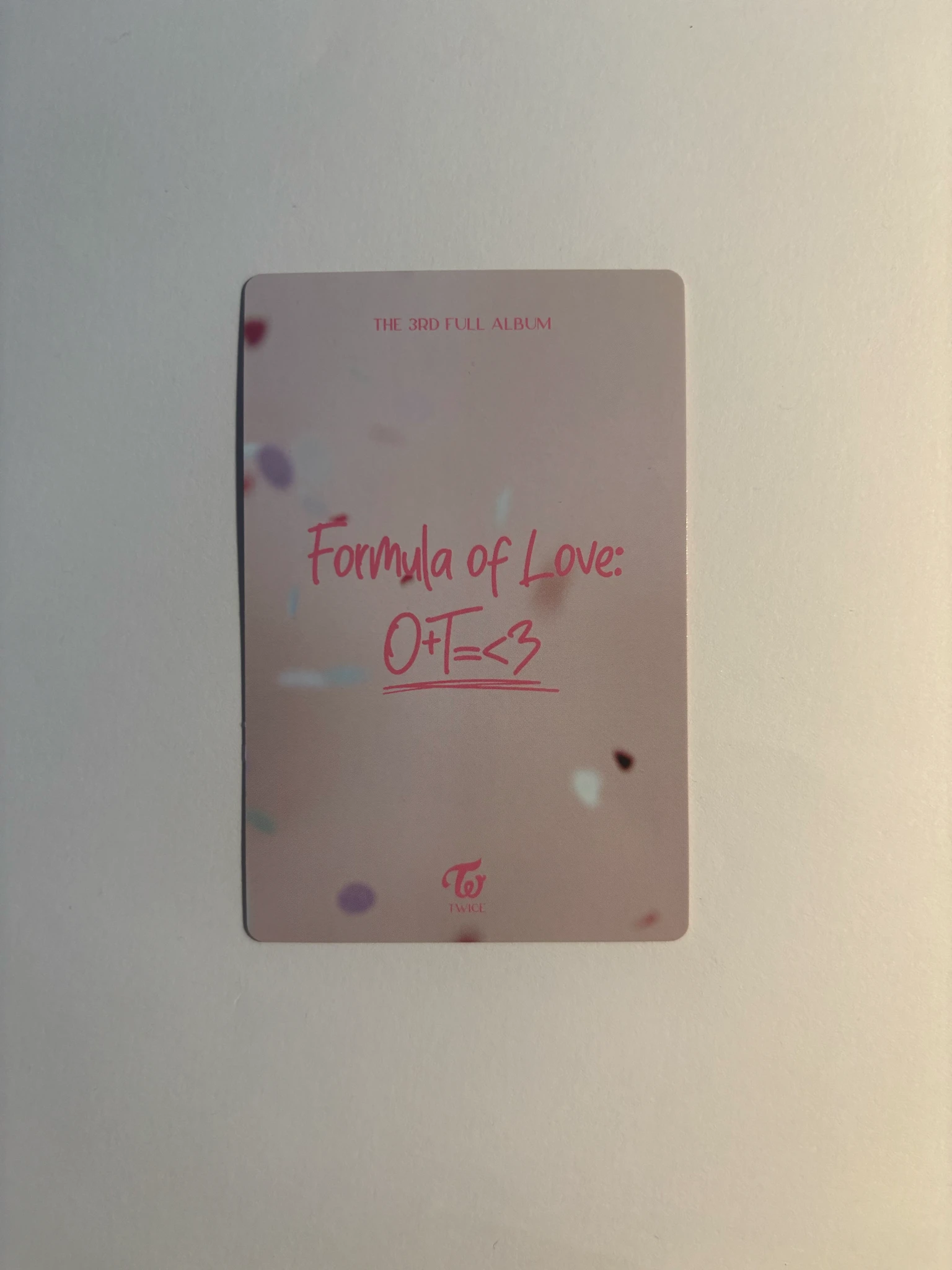 TWICE Jihyo TWICE-Jihyo-Album-Formula of Love: O+T=<3 listing photo 2