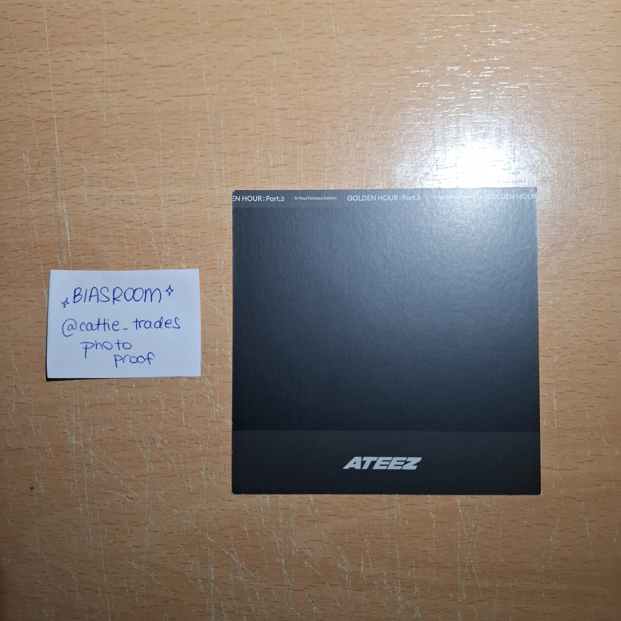 ATEEZ Yunho ATEEZ - Yunho - Golden Hour : Part.3 'In Your Fantasy Edition' Album album inclusion polaroid listing photo 2