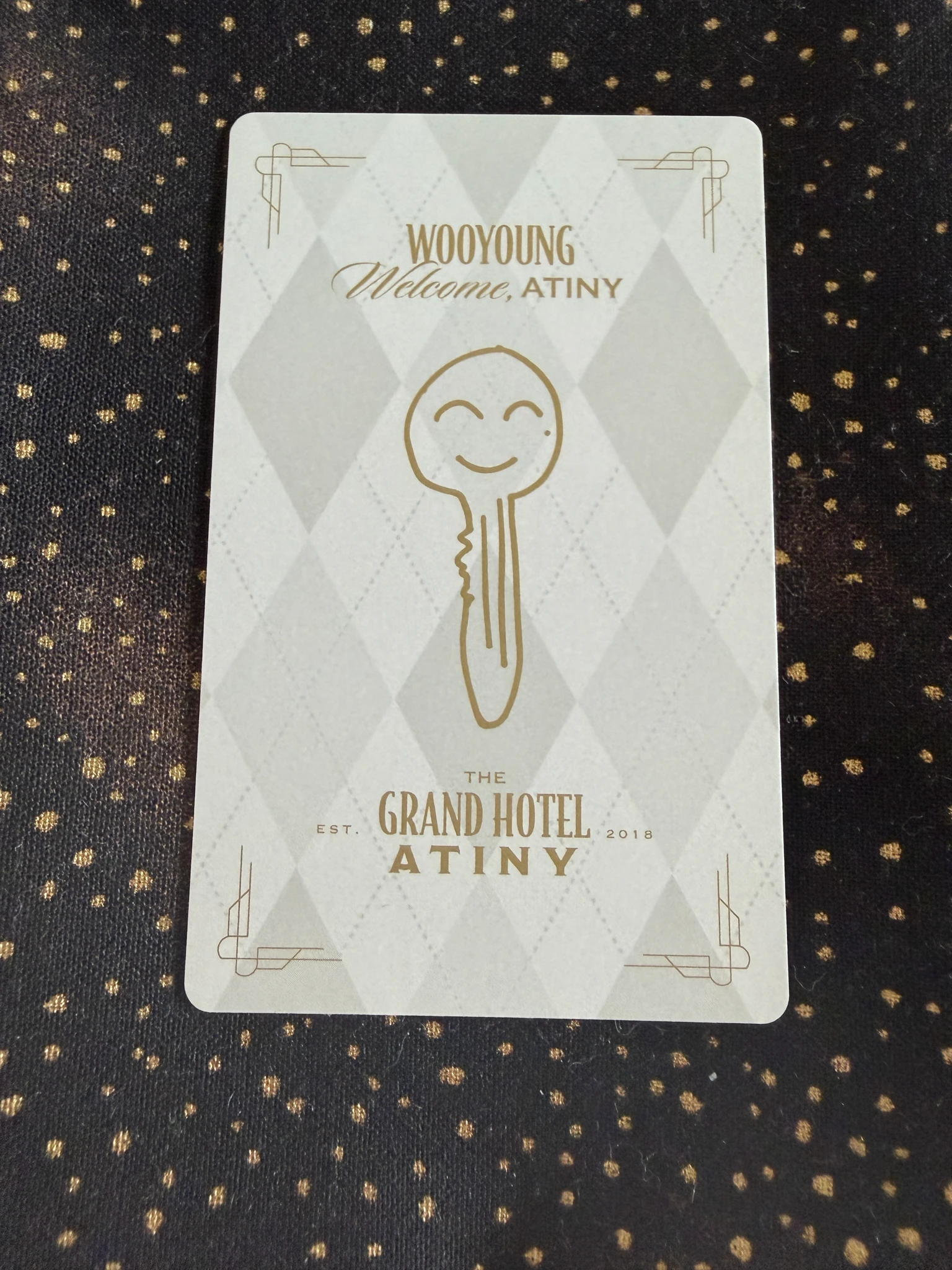 ATEEZ Wooyoung ATEEZ - Wooyoung - 6TH MEMBERSHIP KIT THE GRAND HOTEL ATINY Other listing photo 2