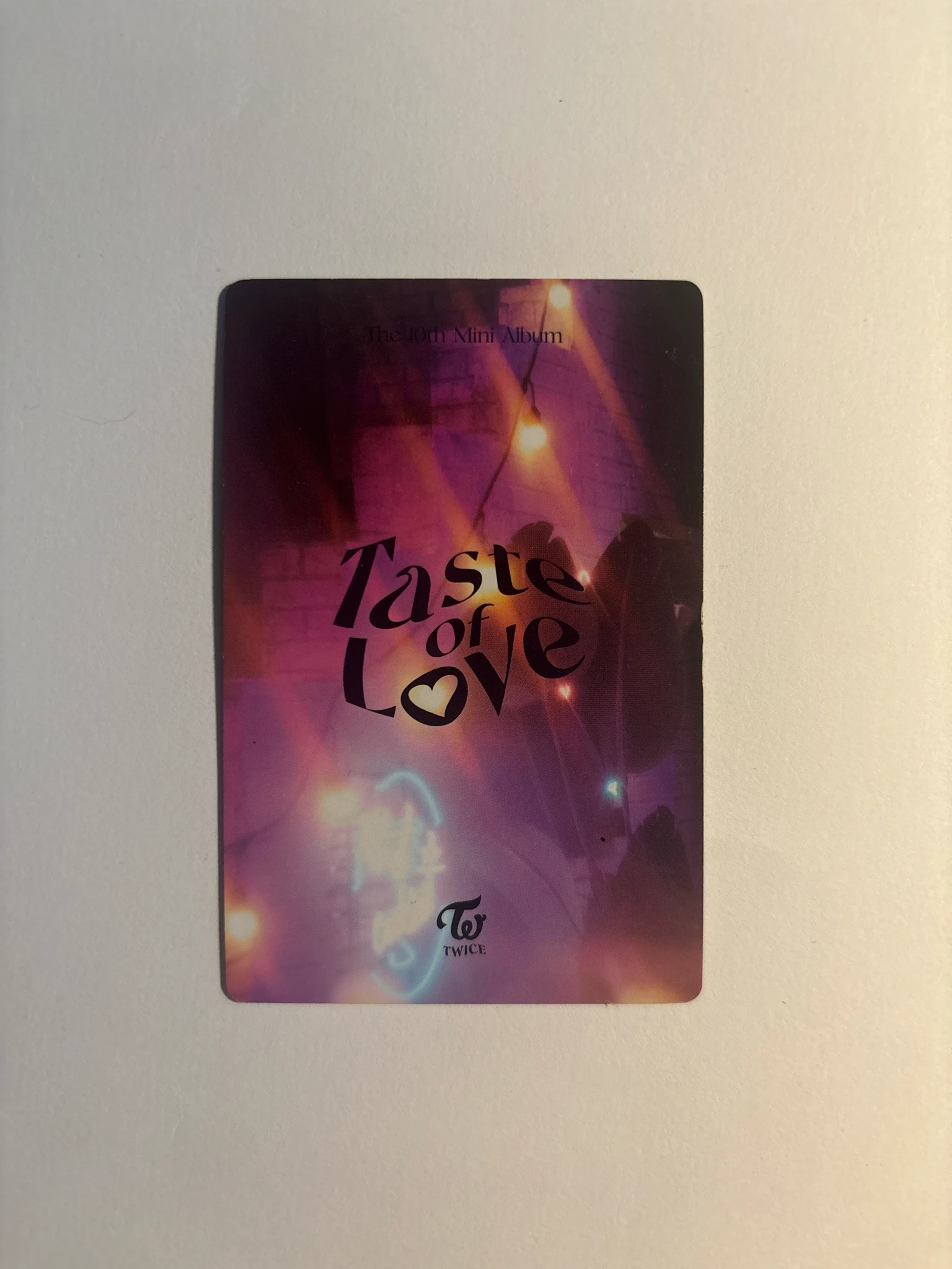 TWICE Jihyo TWICE - Jihyo - Taste of Love Album pob (pre-order benefit) photocard set fallen version listing photo 2