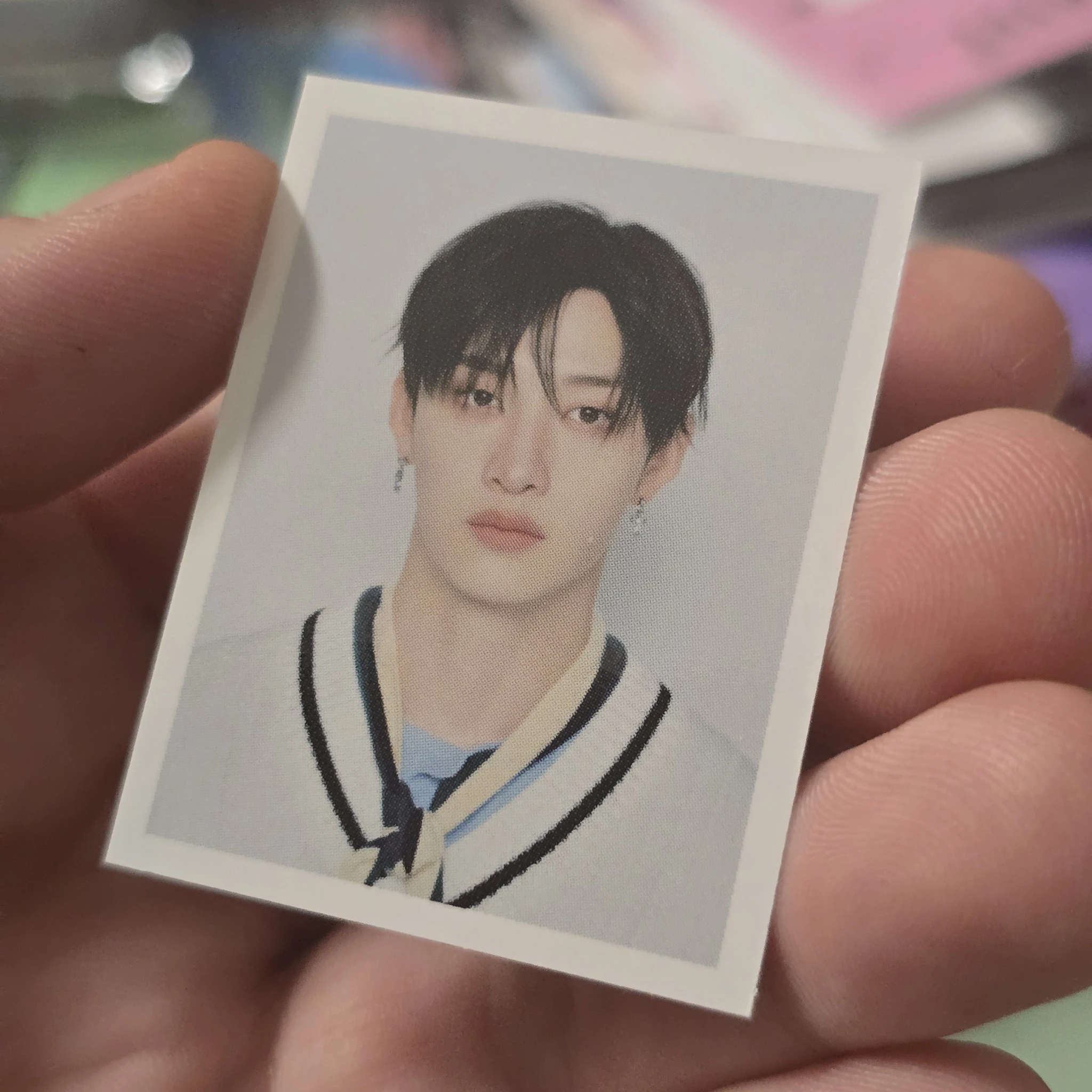 Stray Kids Bang Chan Stray Kids - Bang Chan - 5th Generation Kit Official Fanclub STAY [STAY Over The Rain] Other double-sided photo set id photo kit inclusion listing photo 2
