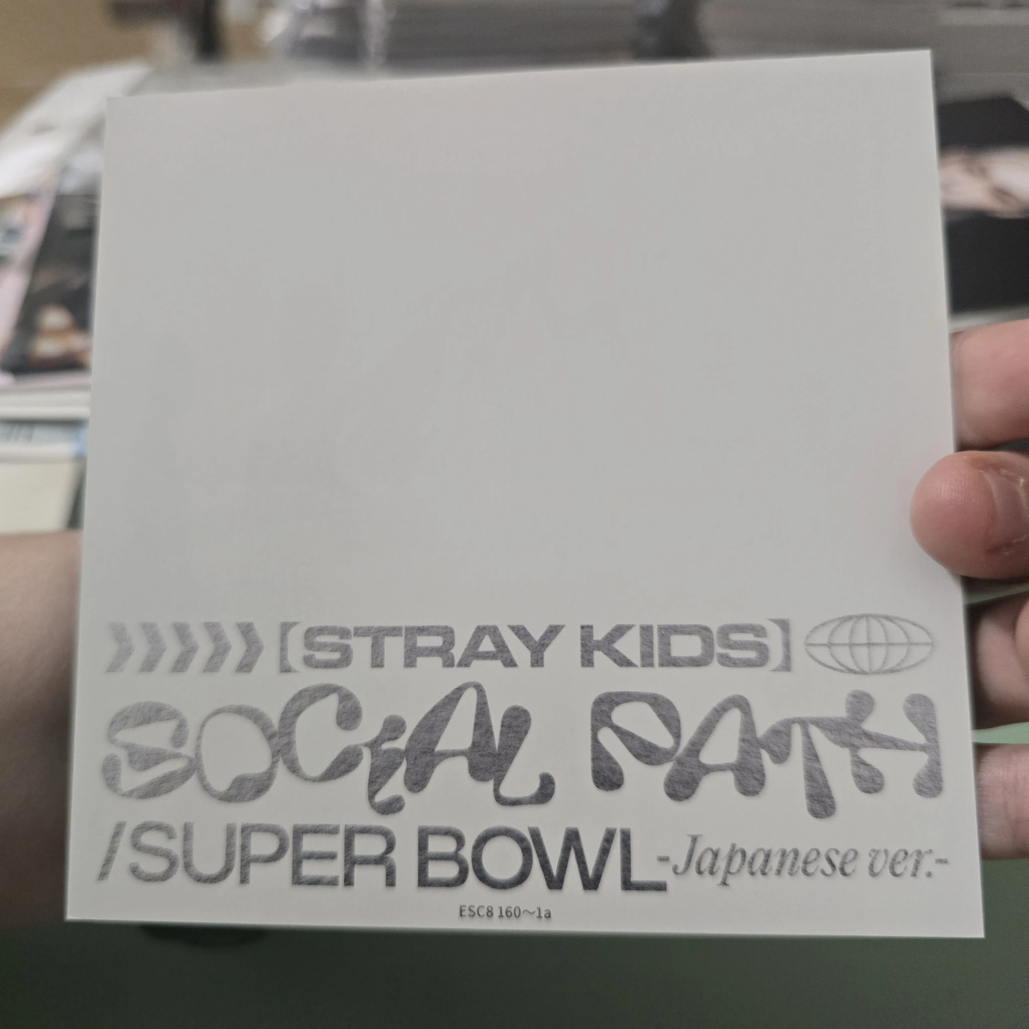 Stray Kids Felix Stray Kids - Felix - Social Path Album album inclusion square photo jpfc (japan fanclub) photo set listing photo 2