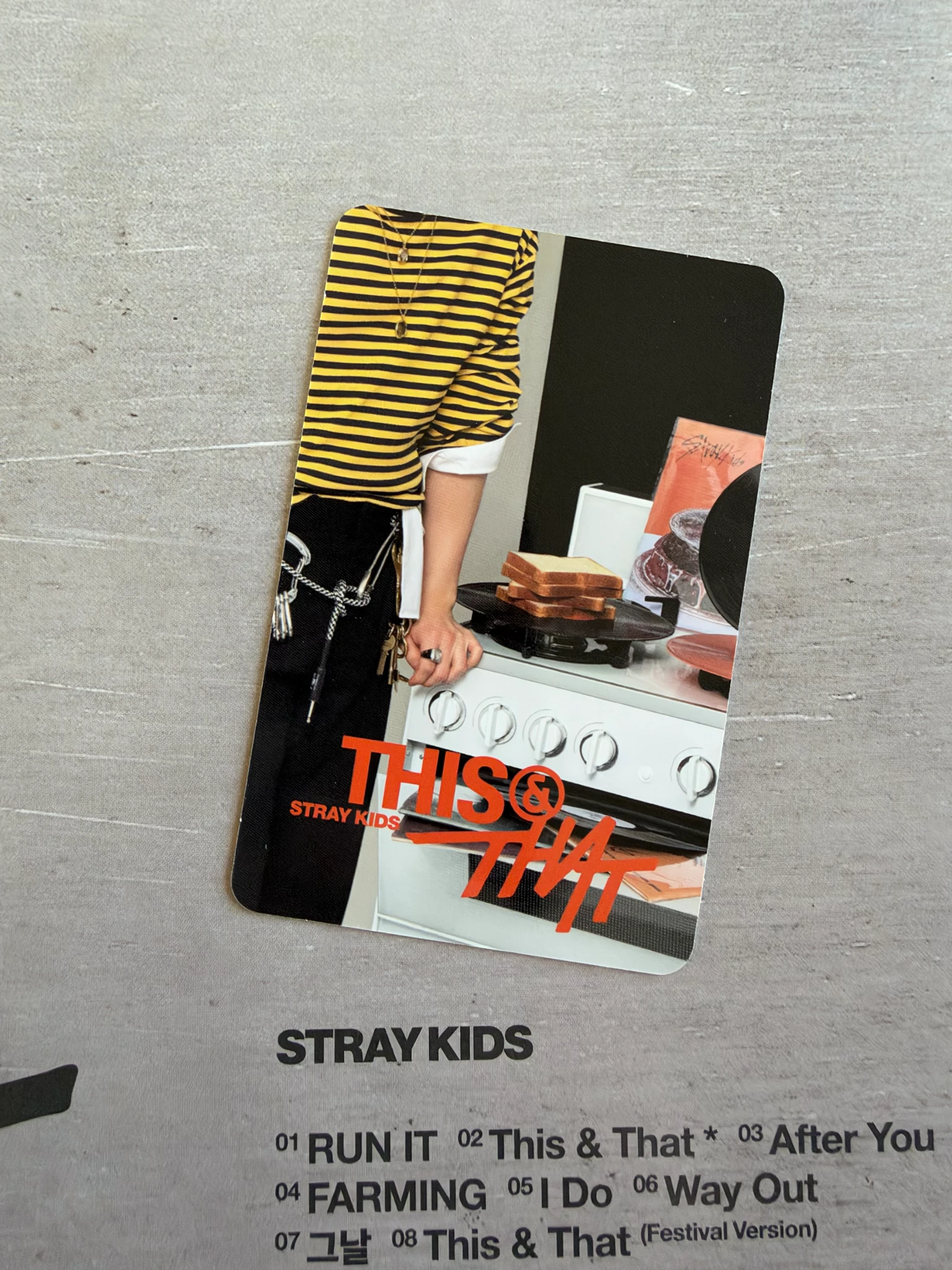 Stray Kids Lee Know Stray Kids - Lee Know - THIS & THAT Album album photocard & version listing photo 2